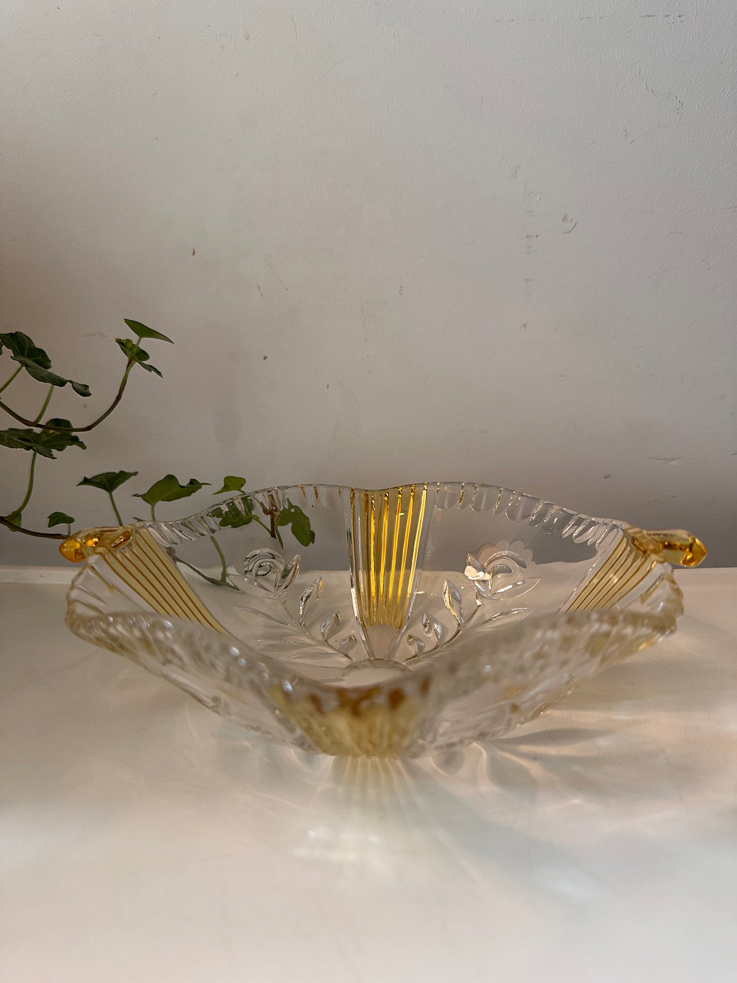 Art Deco glazen schaaltje