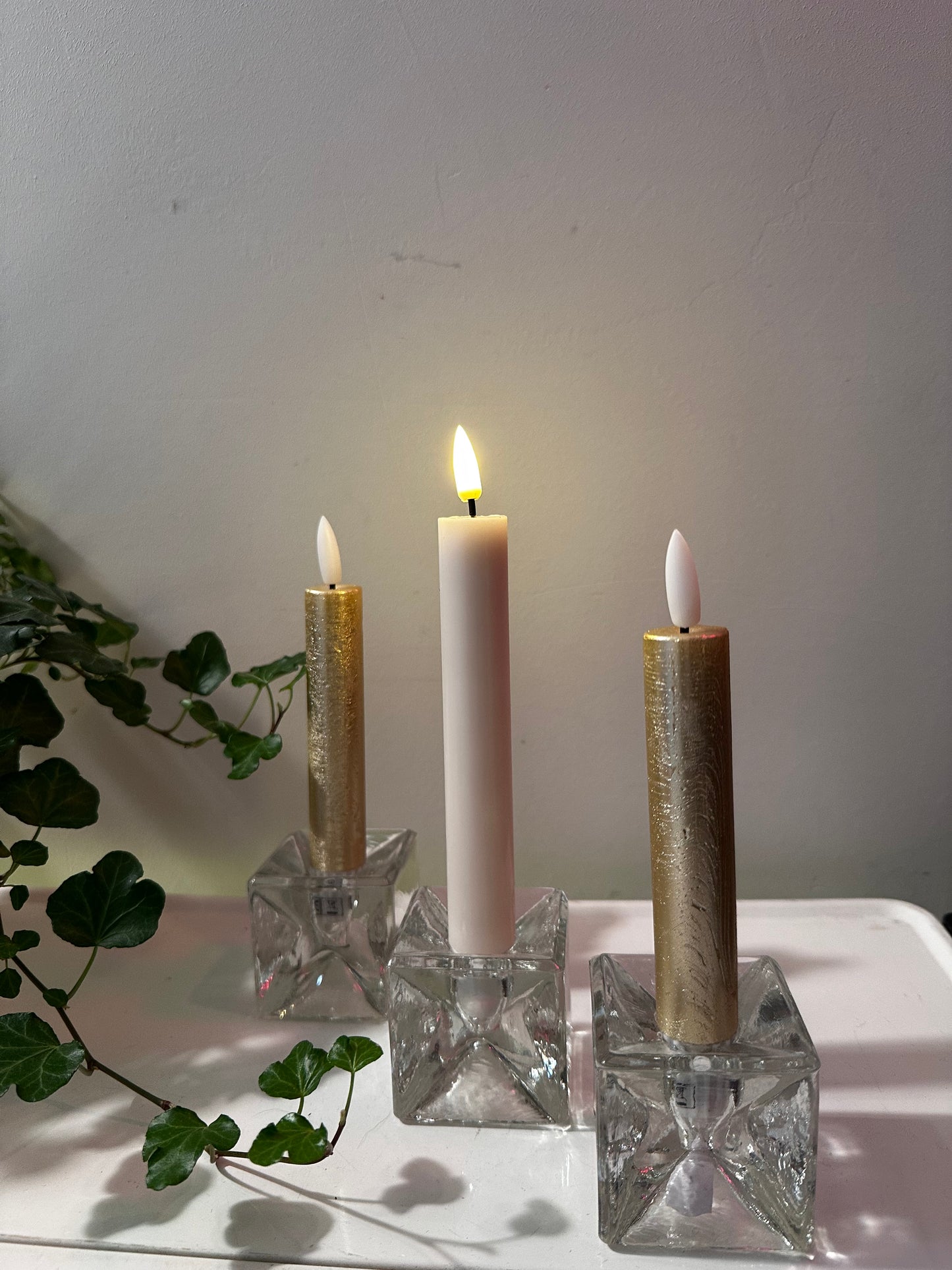 Kubus kandelaars mid century