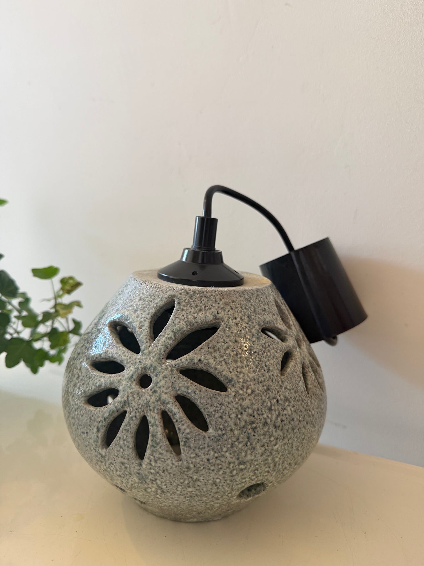 Keramieken jaren 70 hanglamp