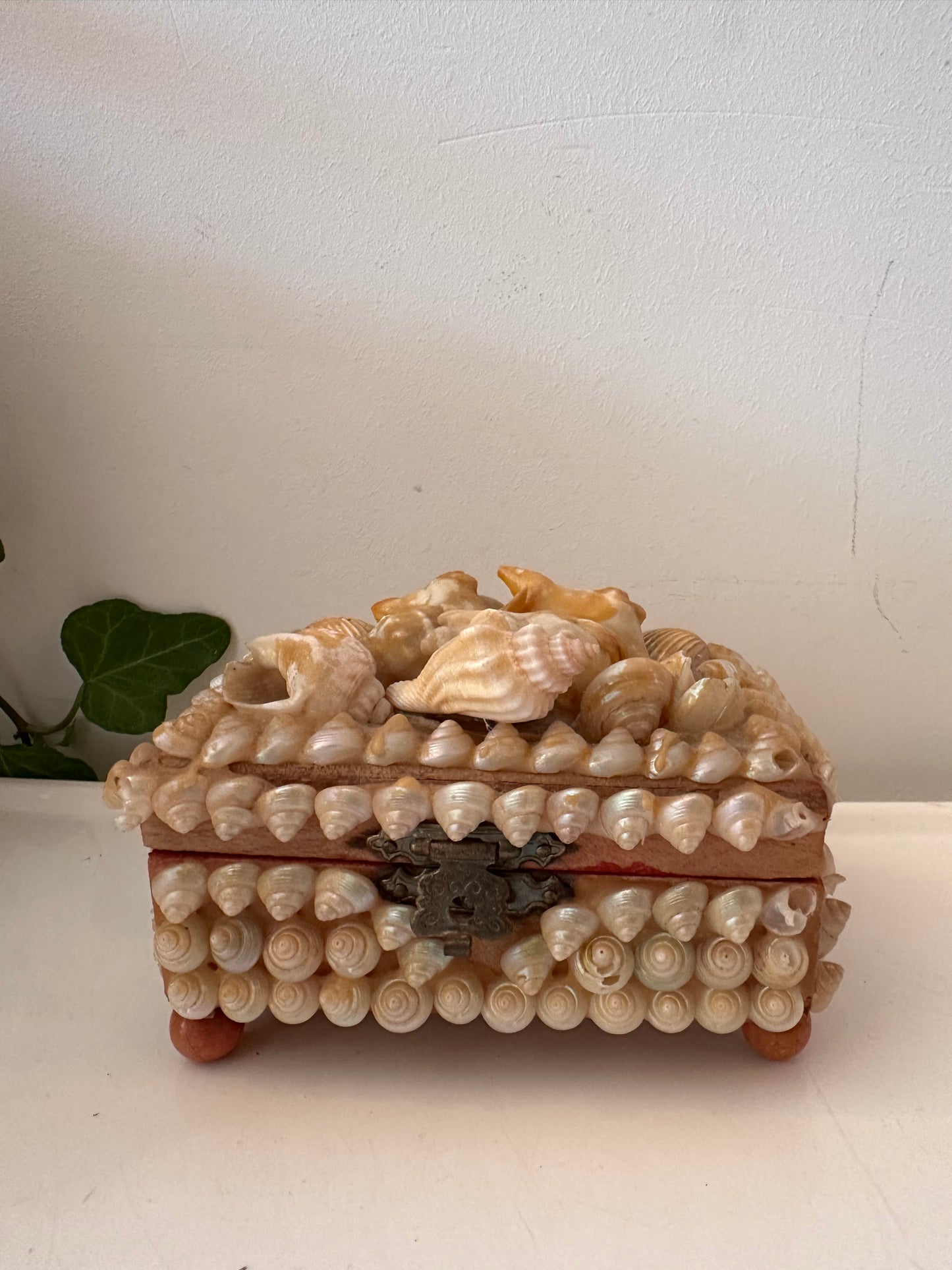 Vintage schelpendoosje