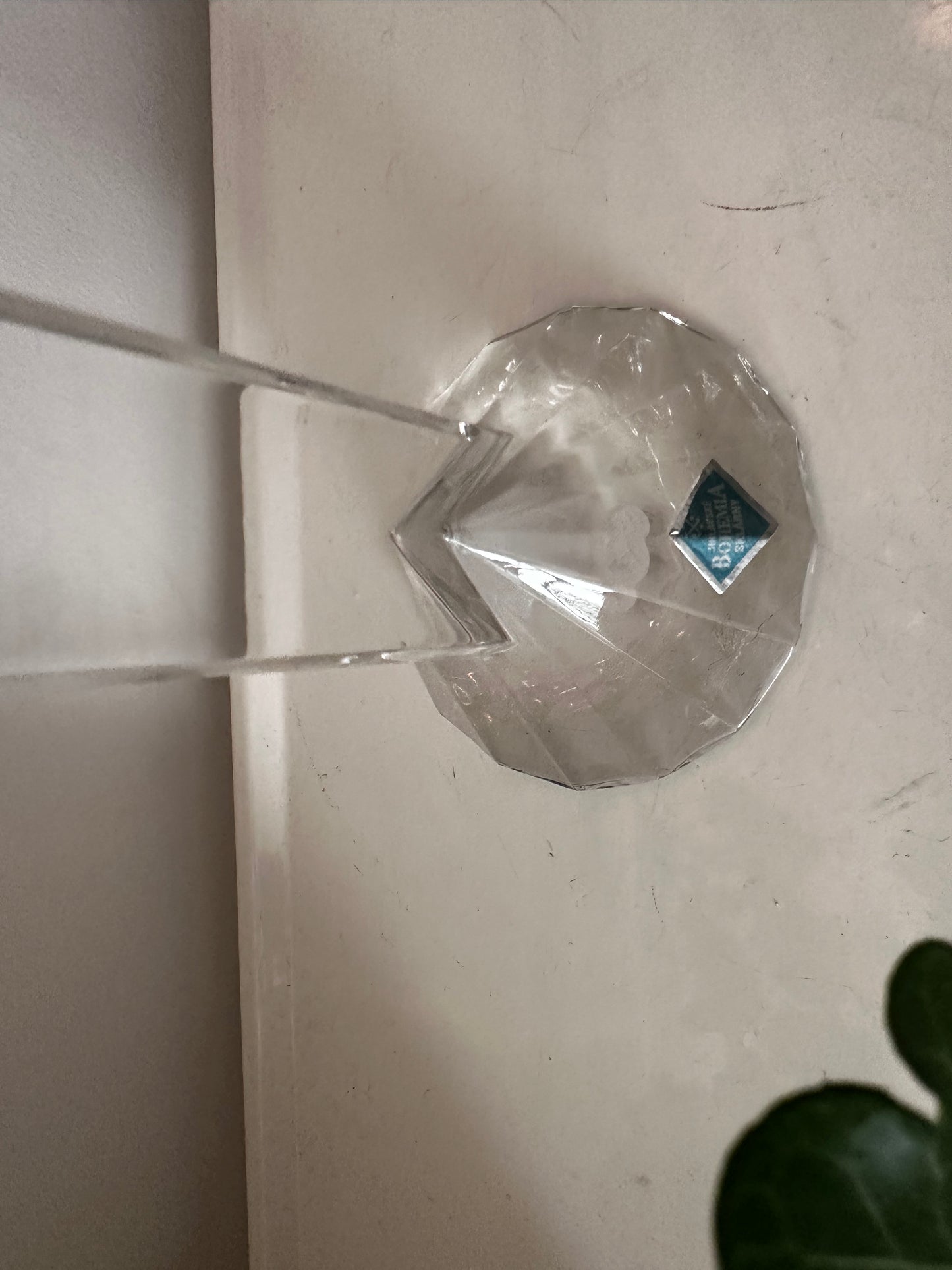 Kristallen vintage kandelaar