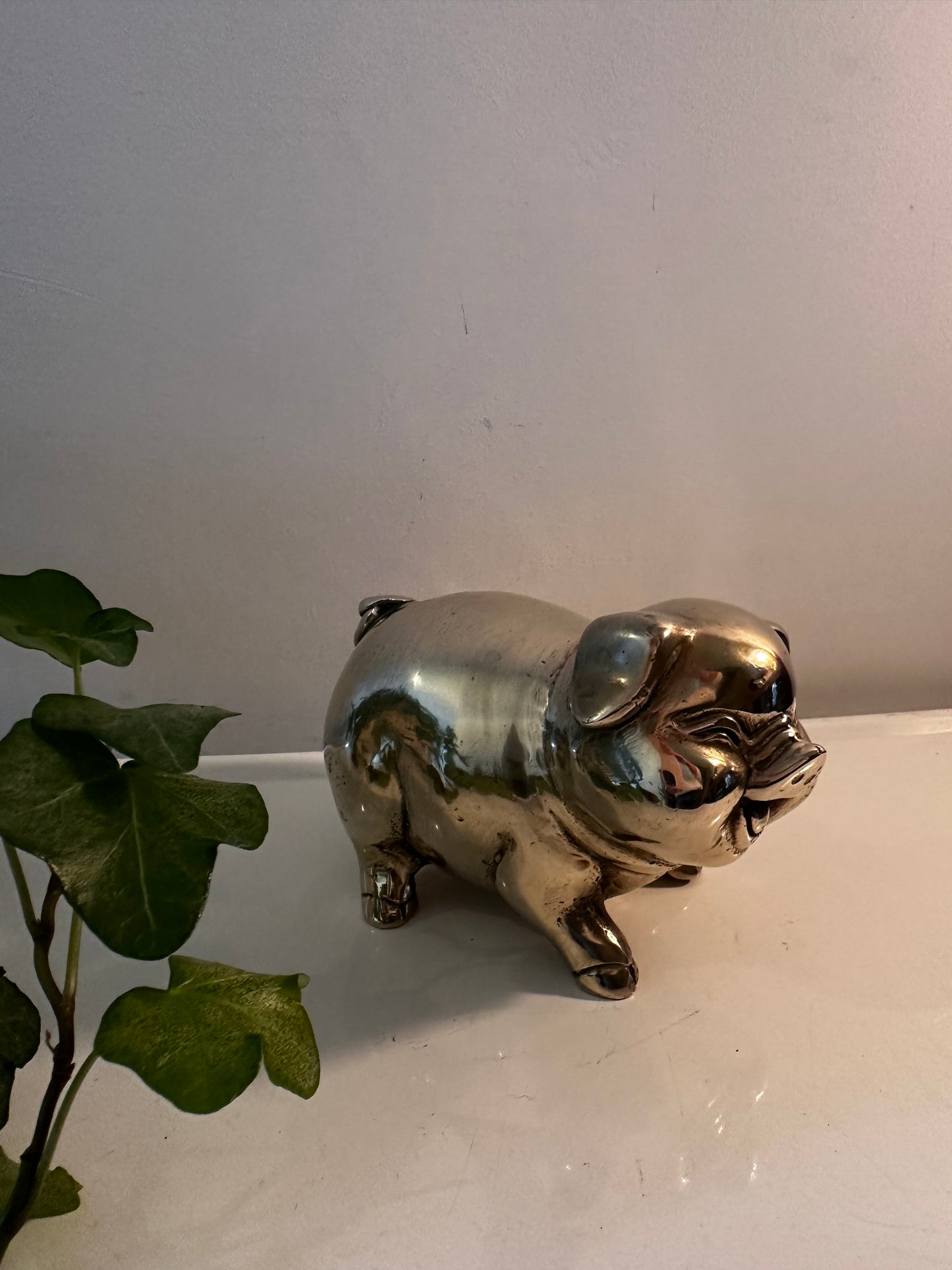 Messing vintage varkentje