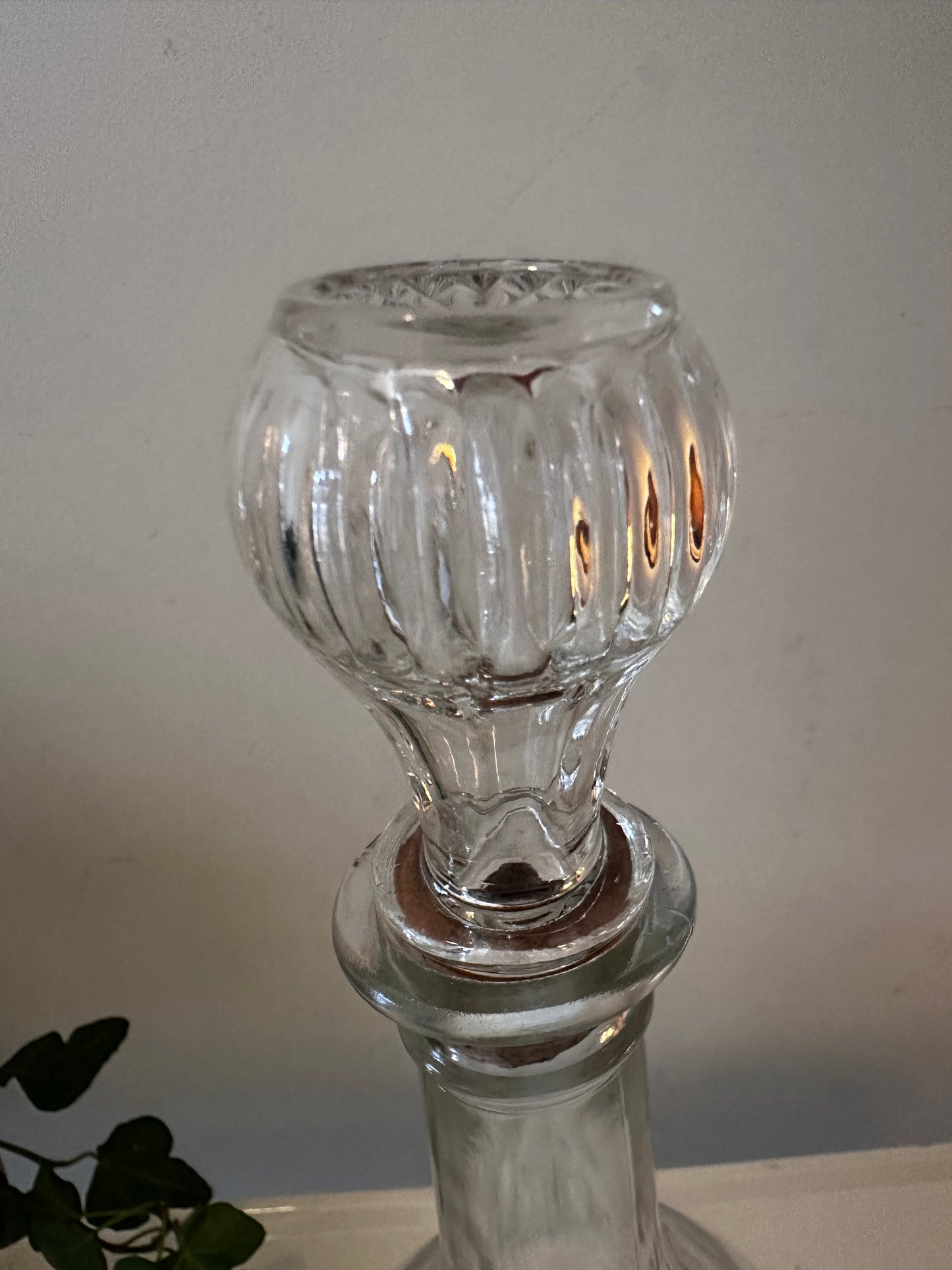 Glazen vintage karaf