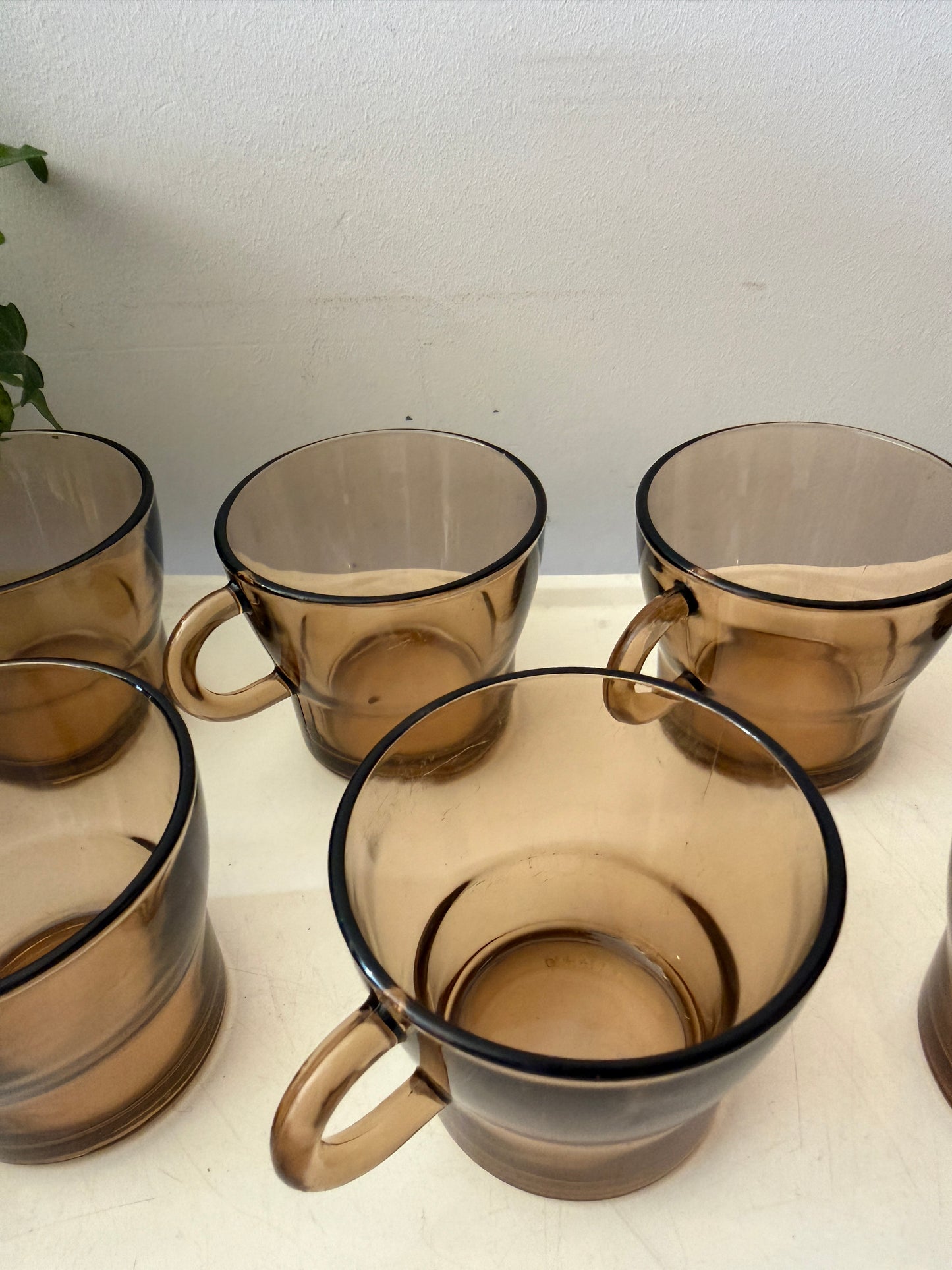 Set van 7 Duralex espresso kopjes
