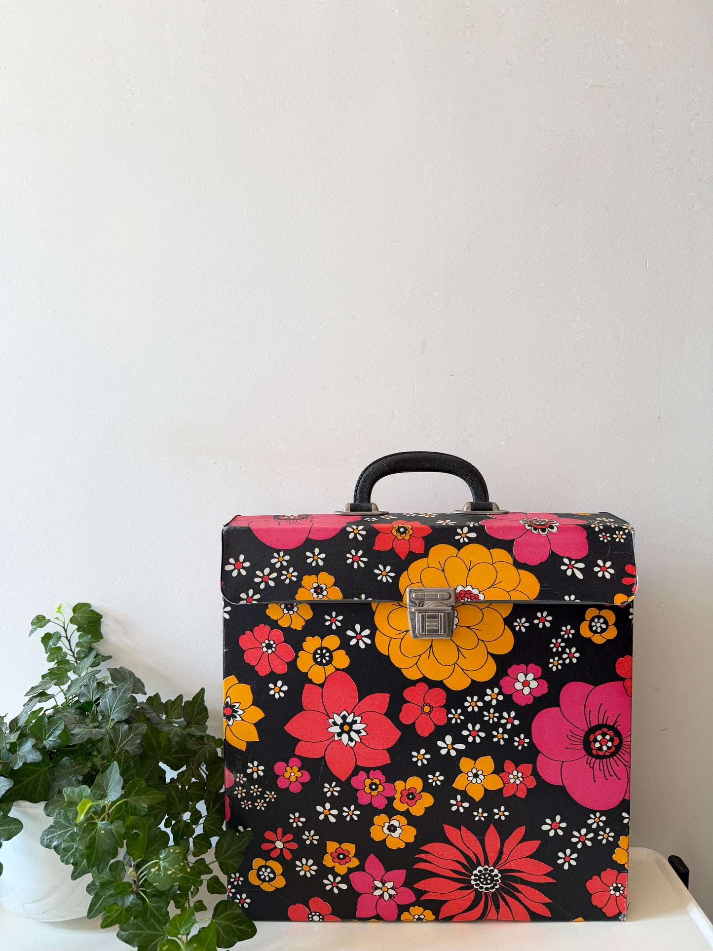 Retro jaren 70 LP koffer