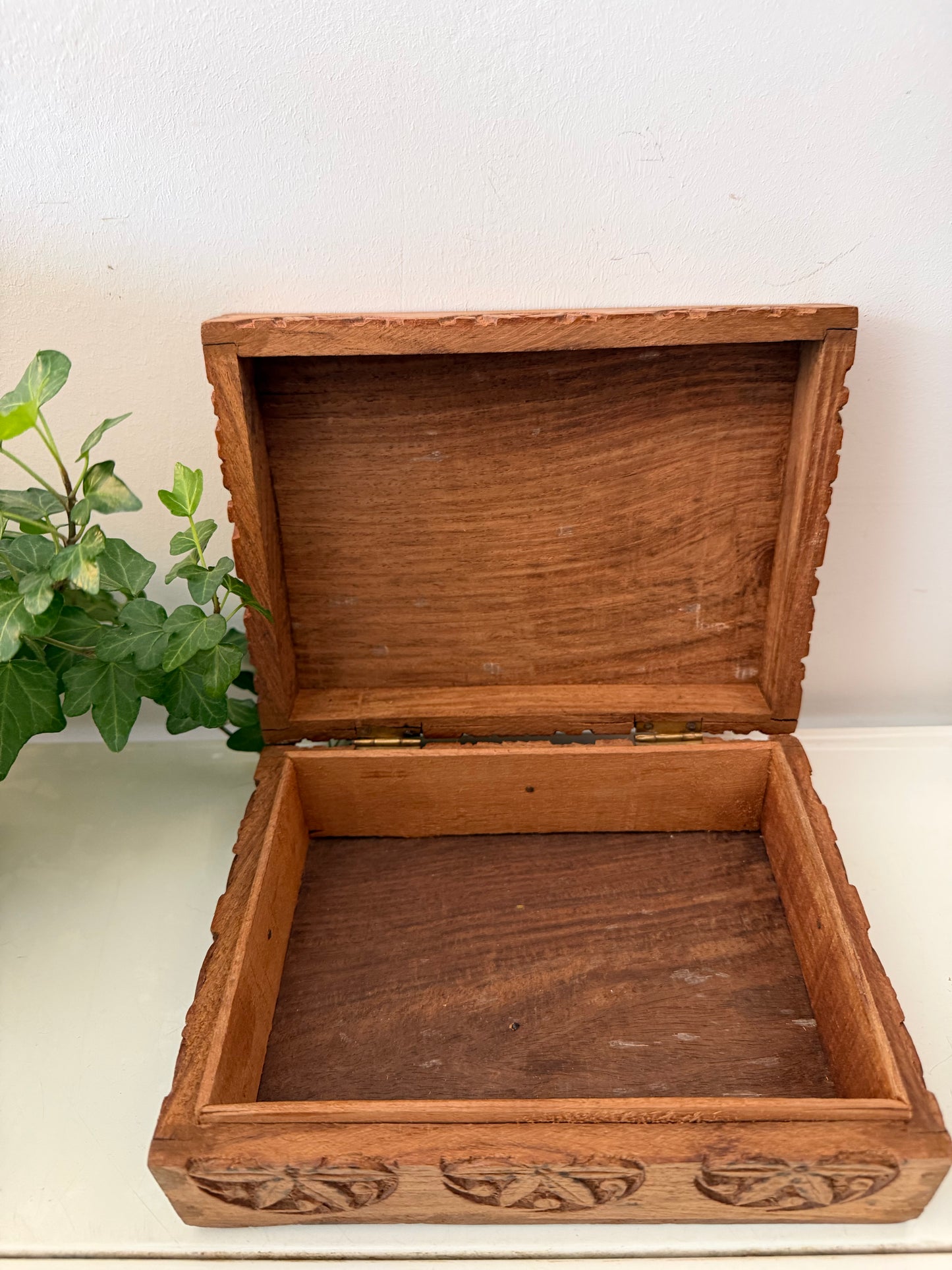 Houten bewaardoos