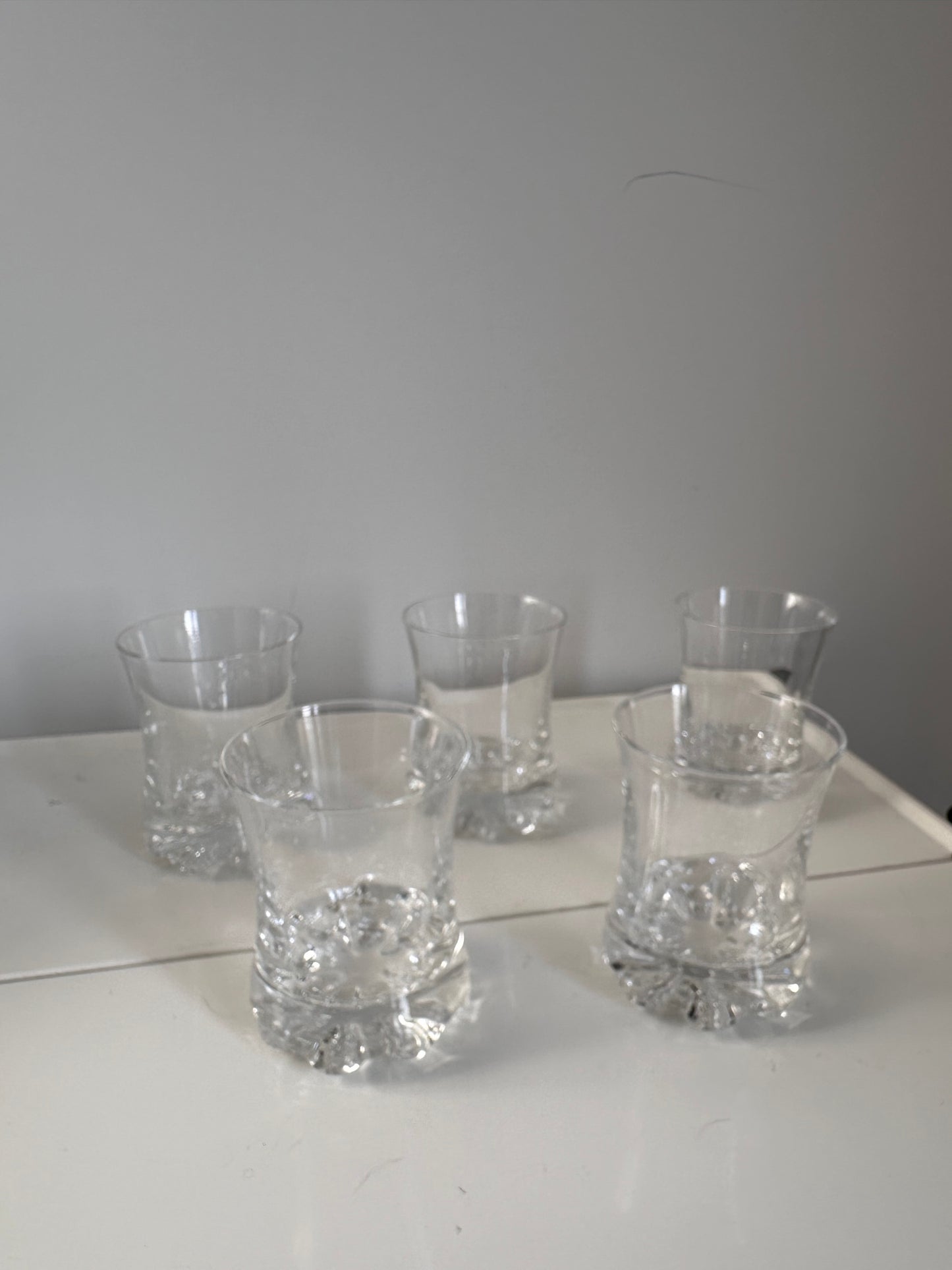 Set van 5 Jaren 80 waterglazen