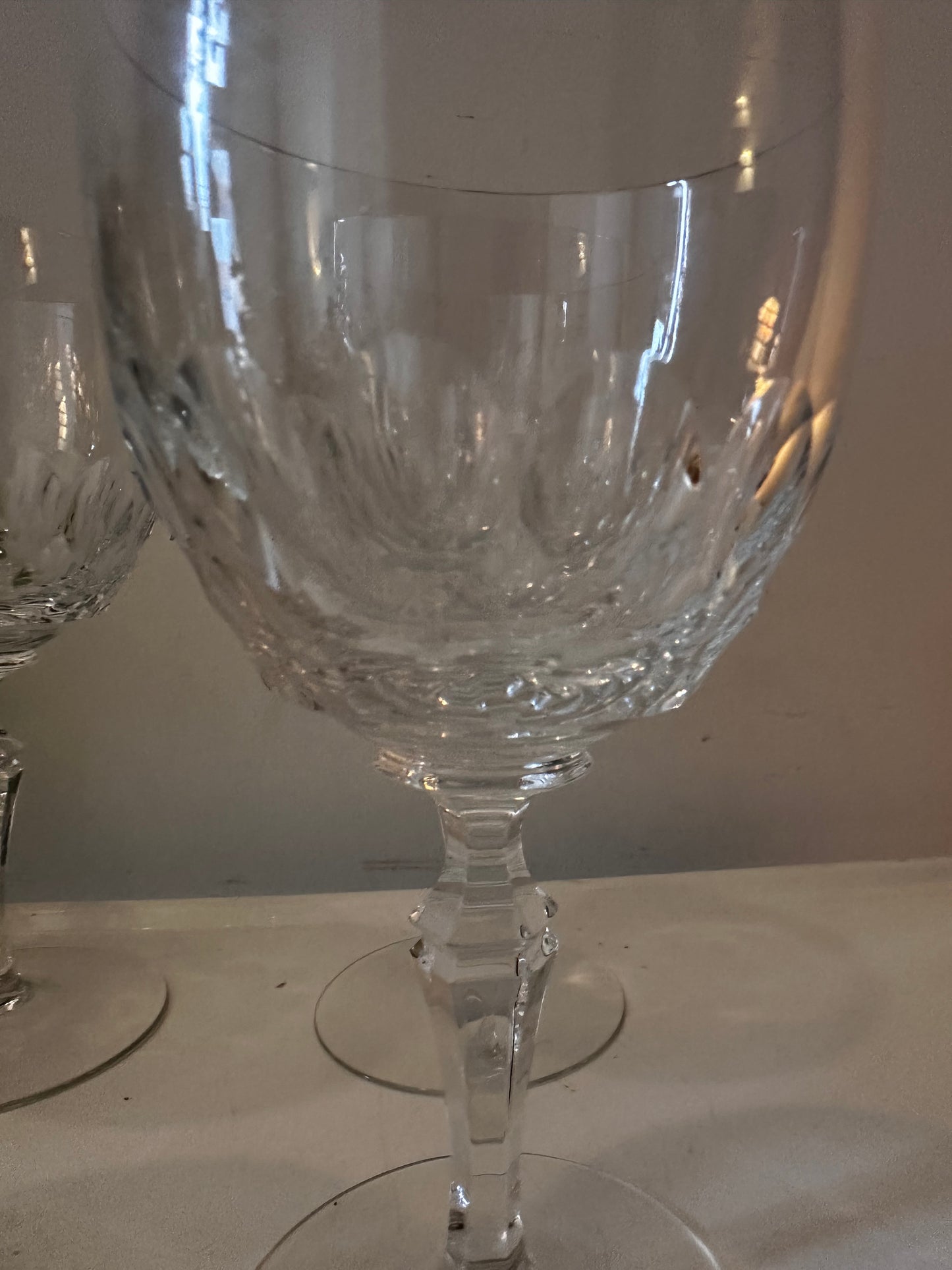 Kristallen wijnglazen set van 4