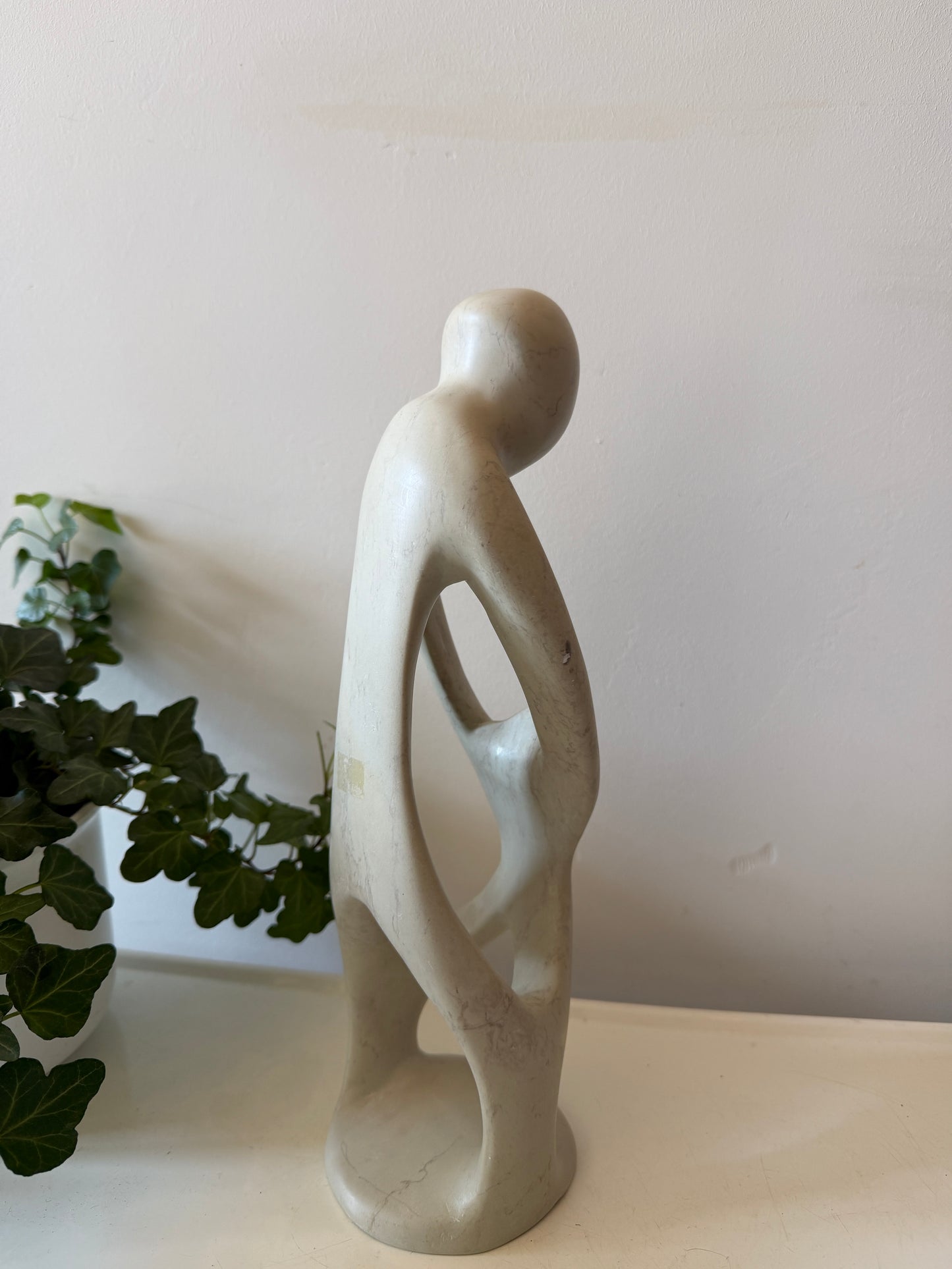 Spekstenen beeld ouder en kind