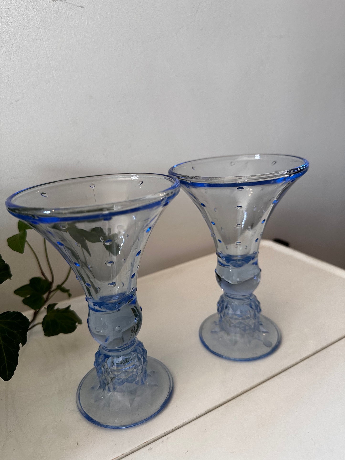 Set martini glazen persglas