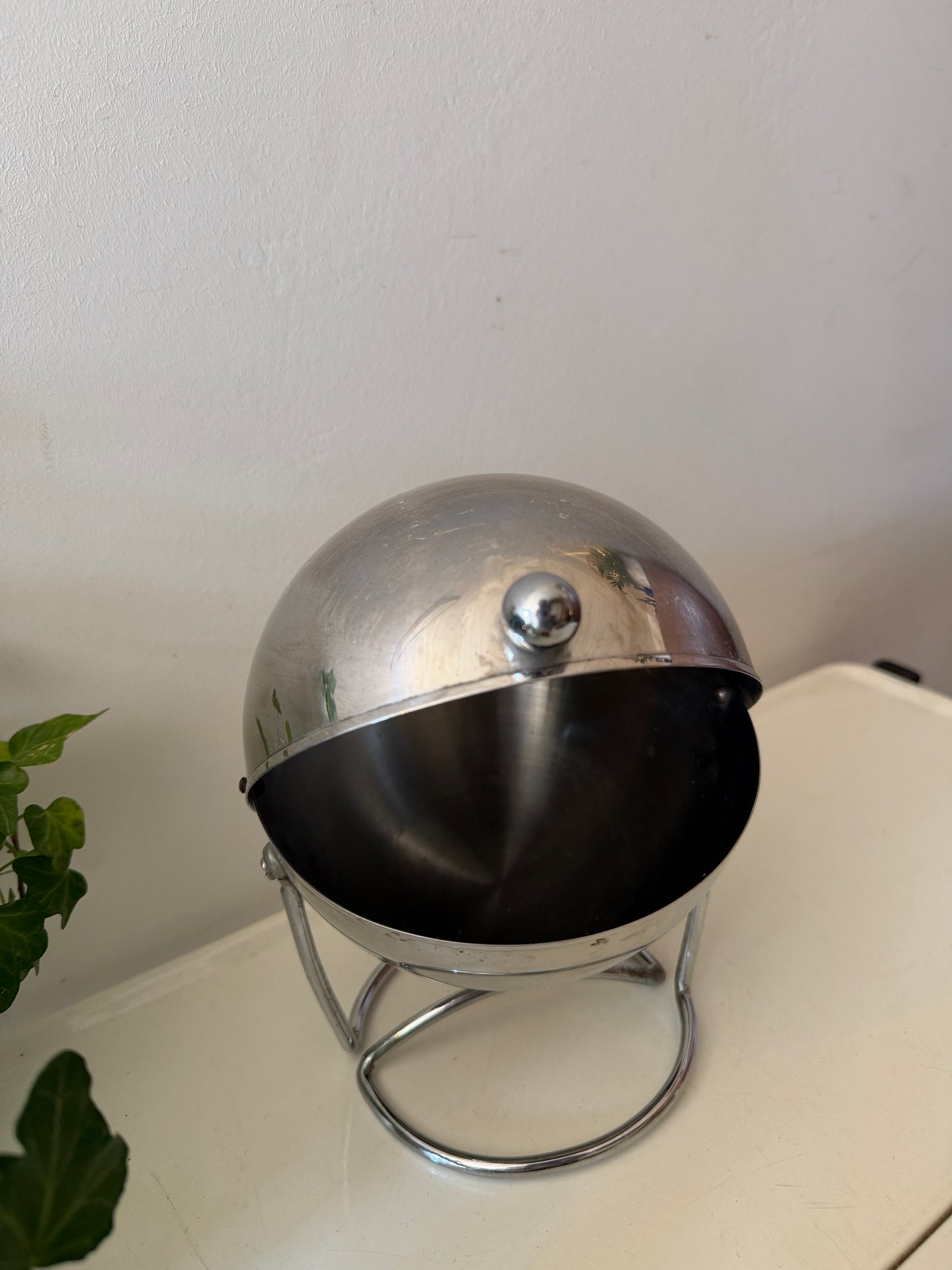 Chrome voorraadpot suikerpot