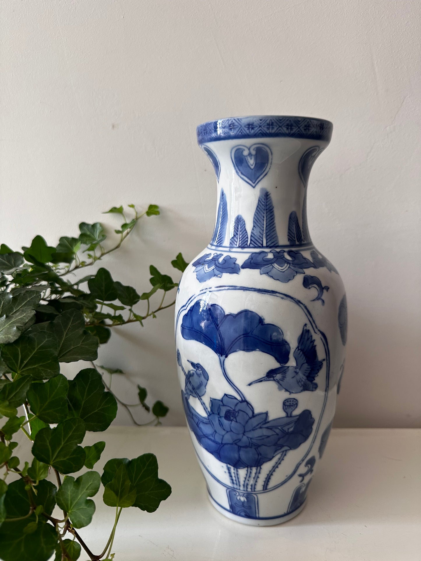 Porseleinen vintage Chinese vaas