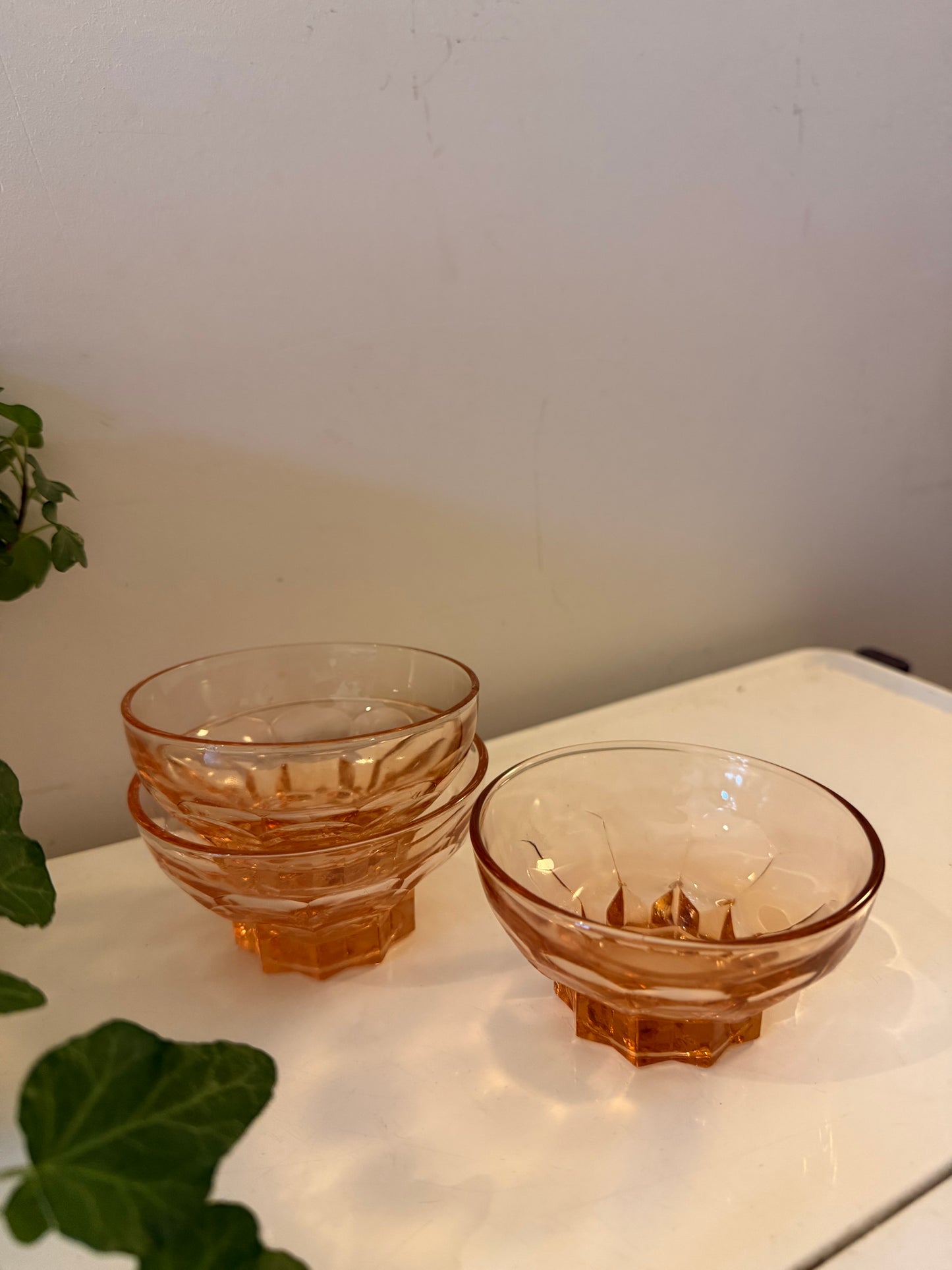Set van 3 art deco schaaltjes