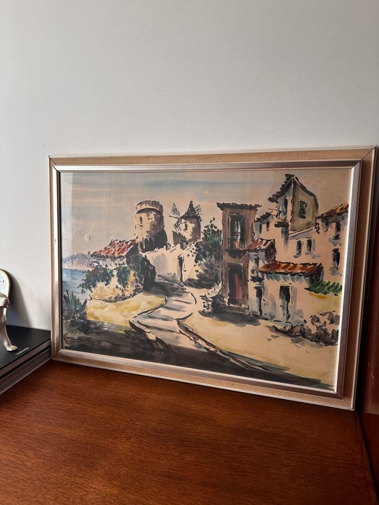 Jaren 70 schilderij