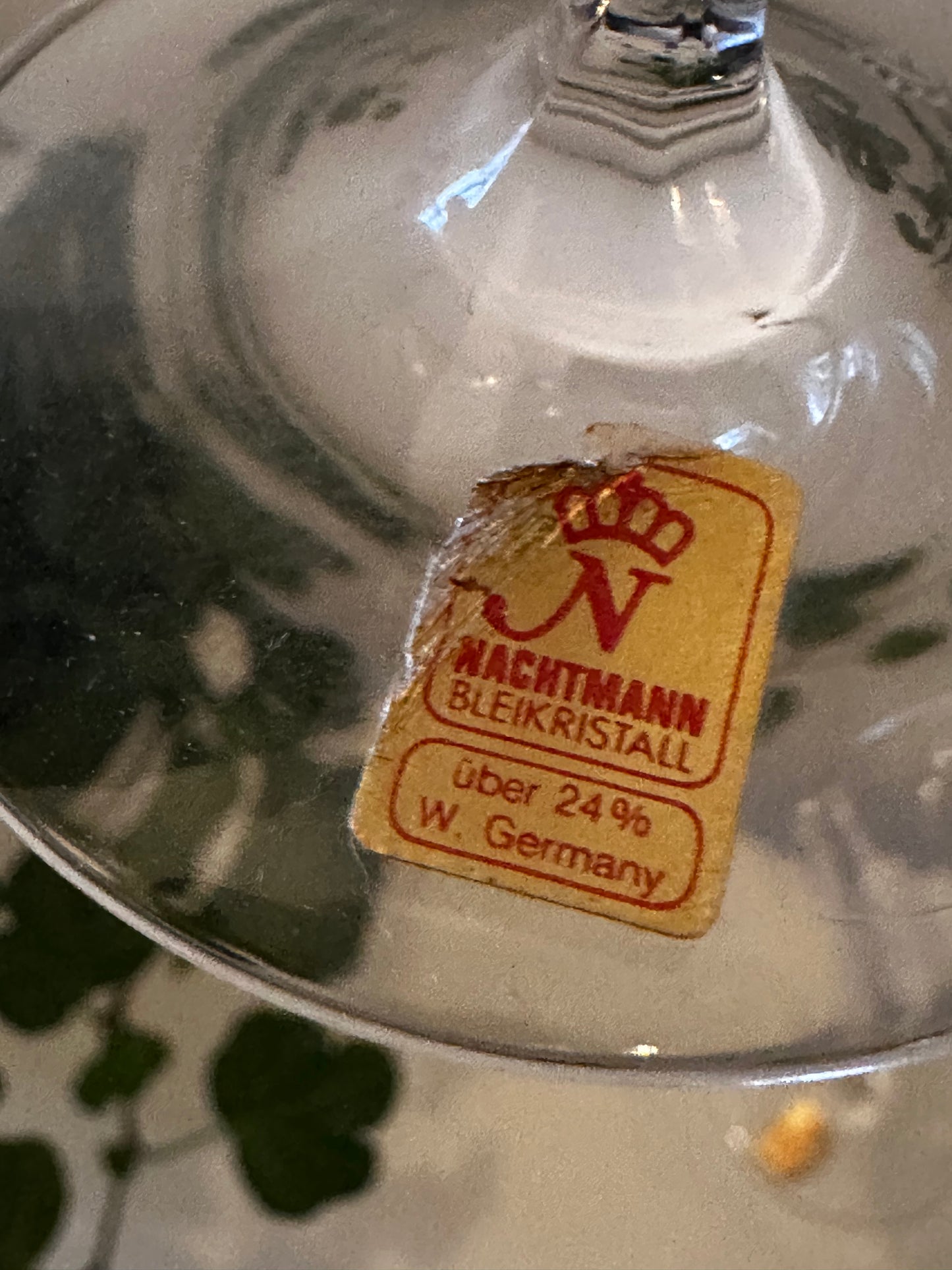 6 likeurglaasjes Nachman kristal