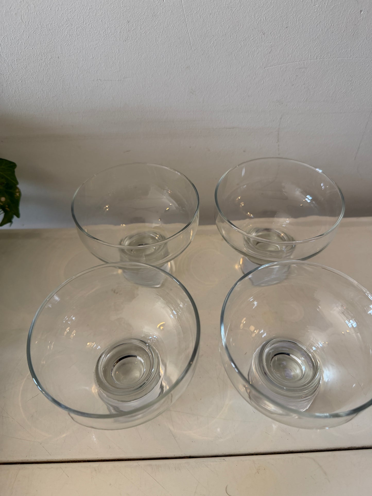 Vintage kristallen coupes jaren 70