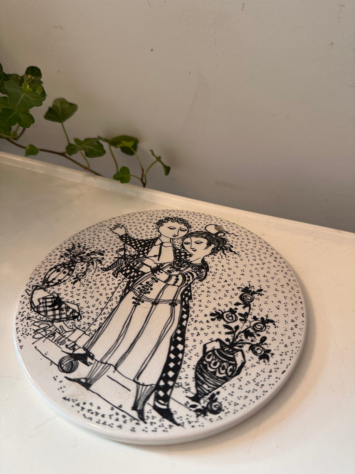 Björn Wiinblad wandtegeltje