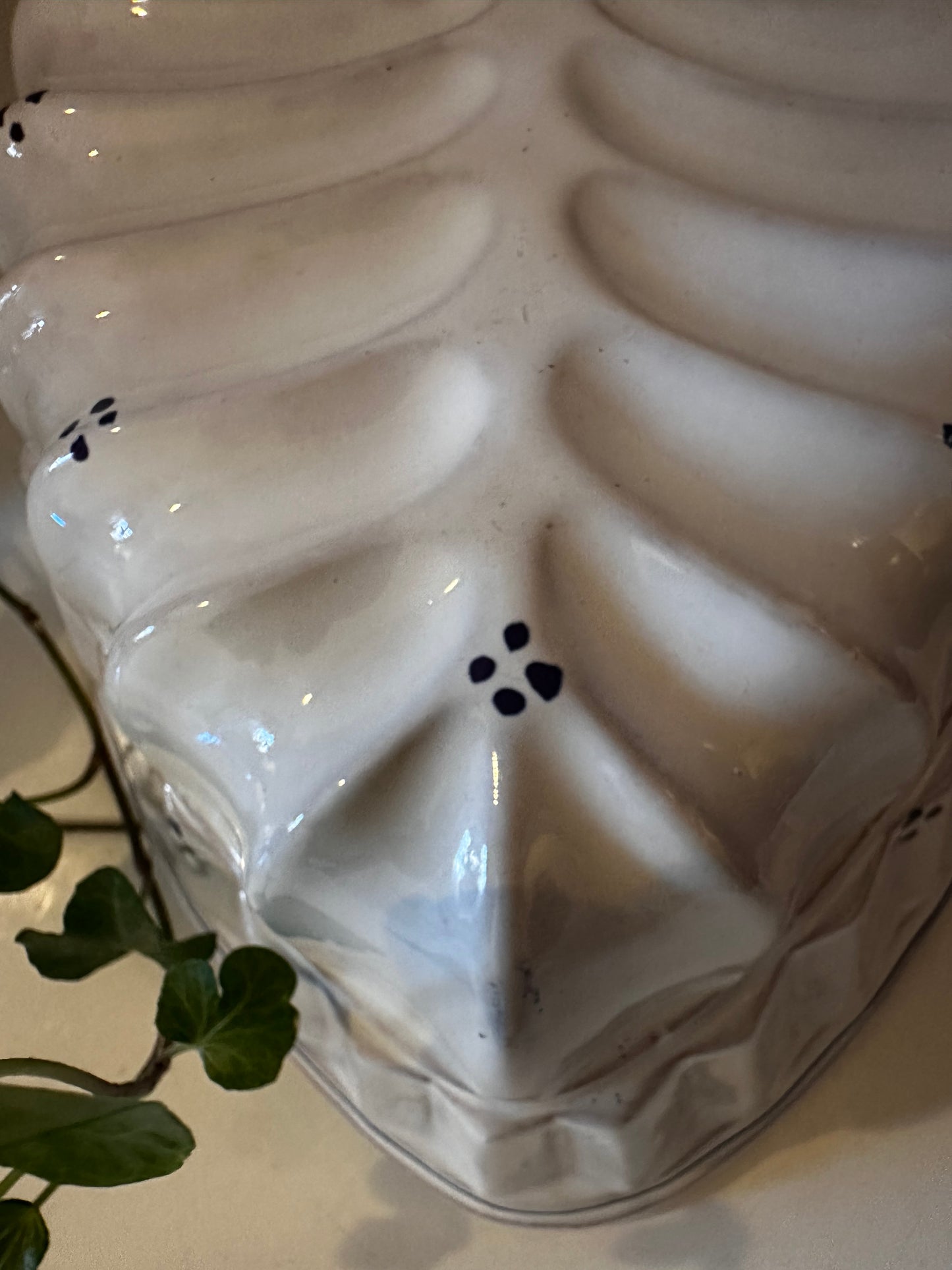 Vintage keramieken puddingvorm