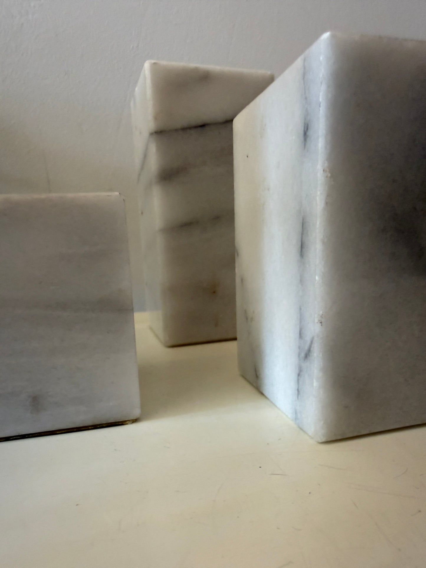 Set van 3 onyx waxinelichthouders