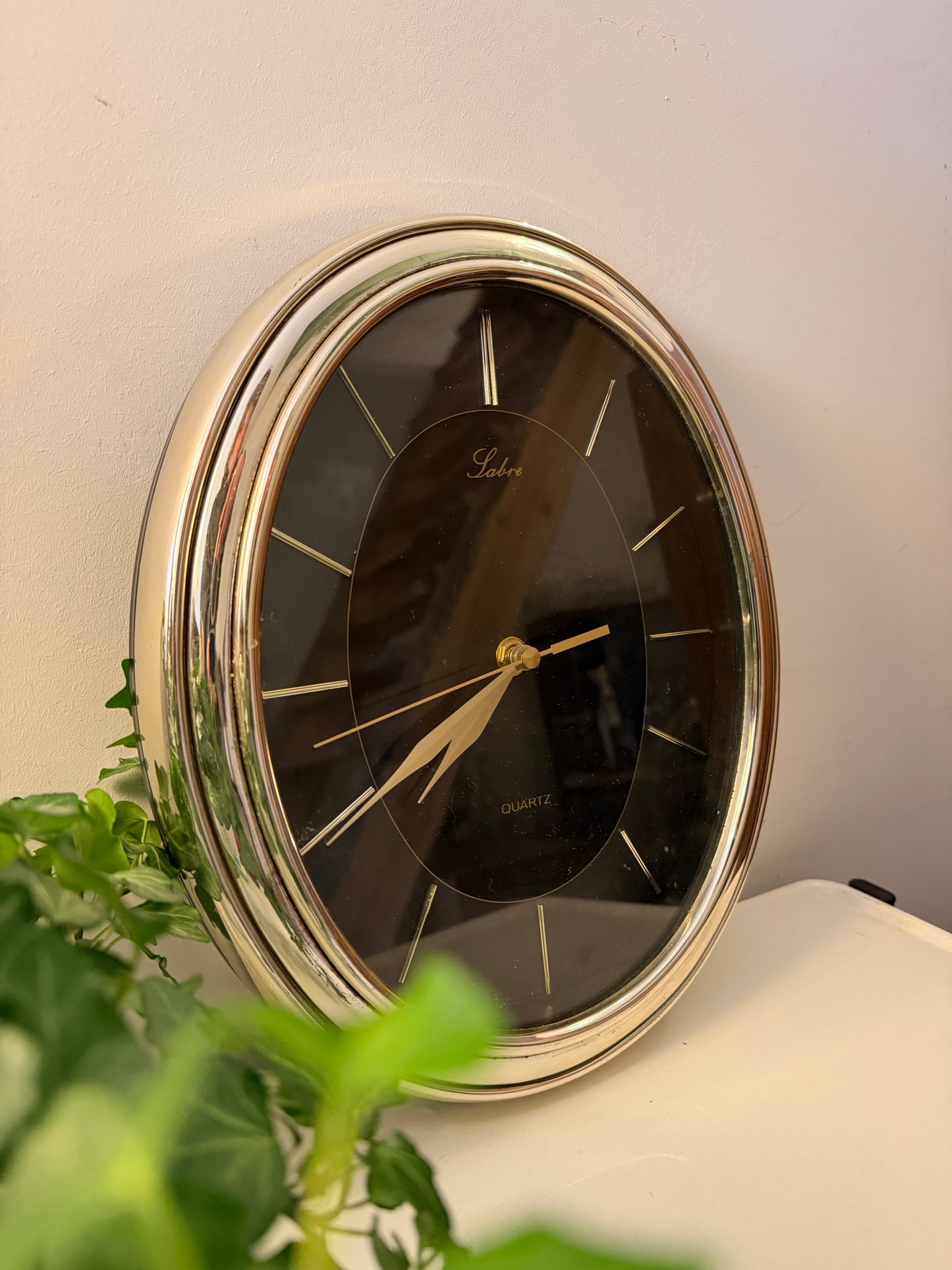 Jaren 80 wandklok Labre