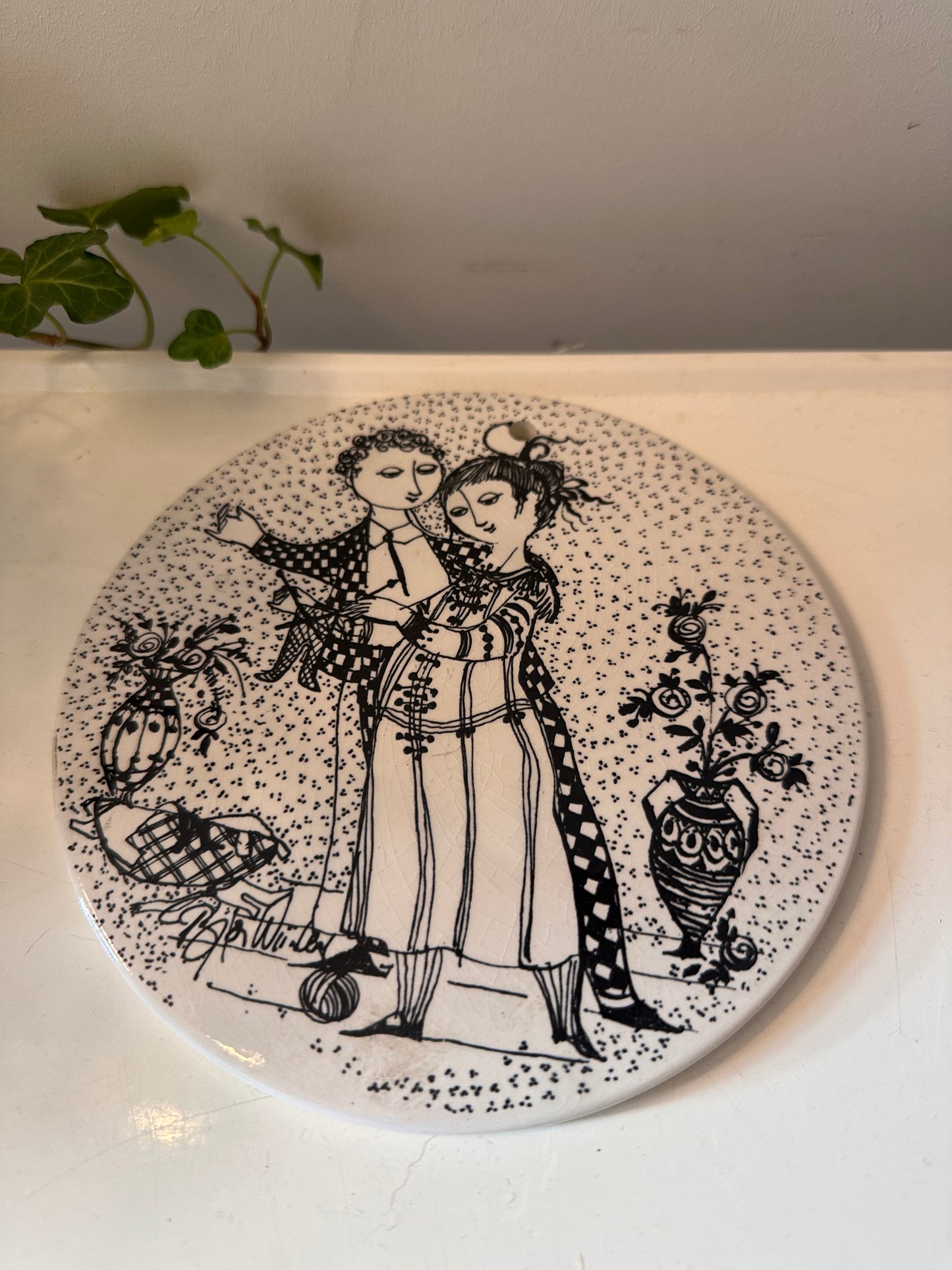 Björn Wiinblad wandtegeltje