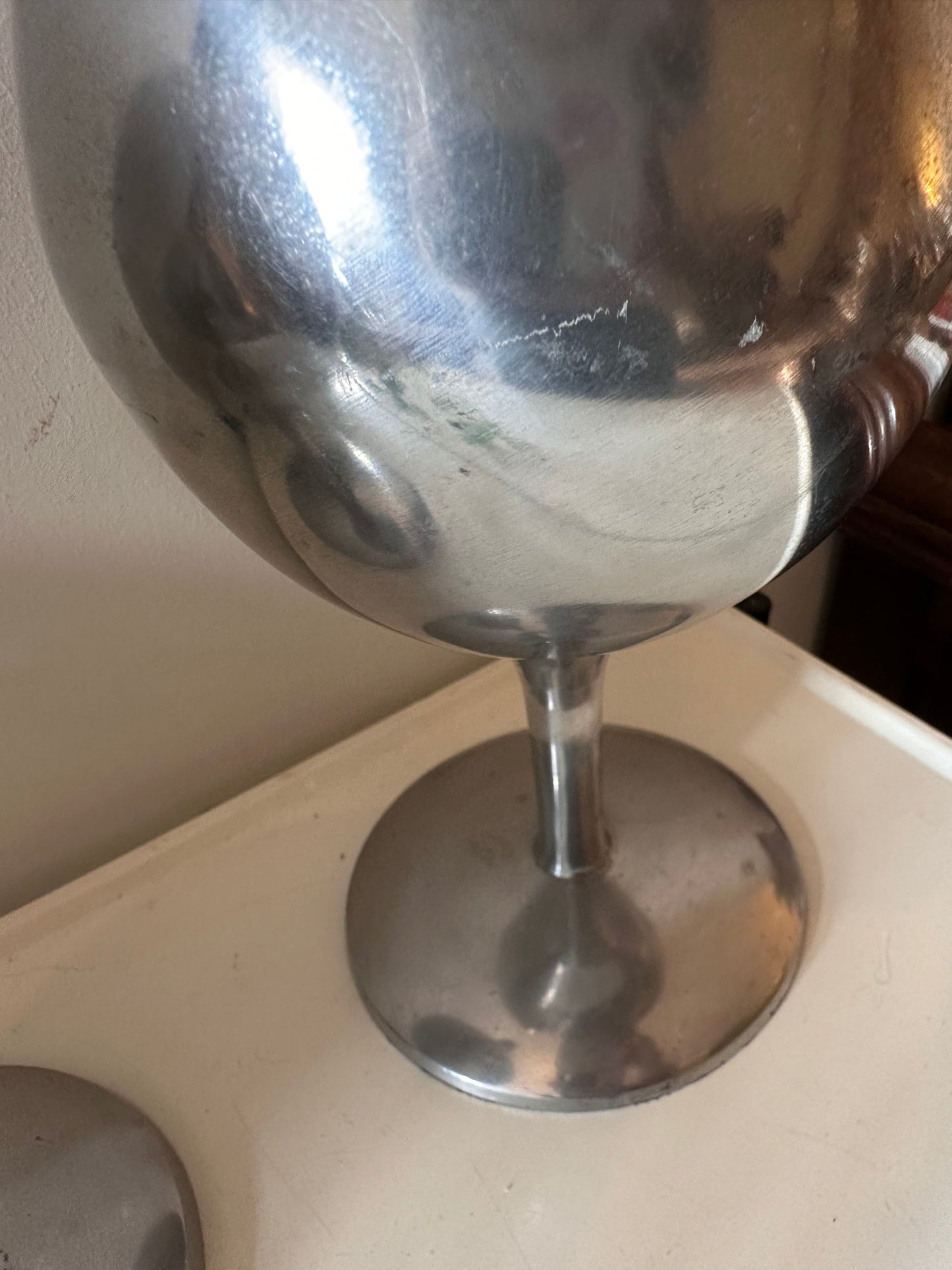 Set aluminium kandelaars