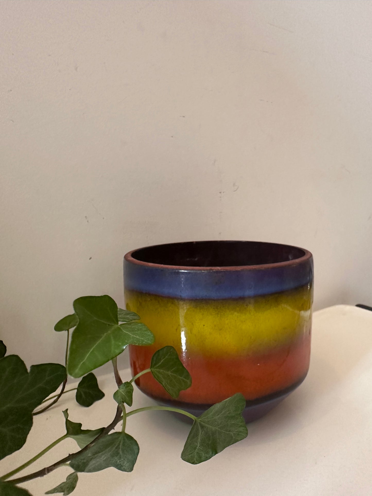 Keramieken jaren 70 bloempot