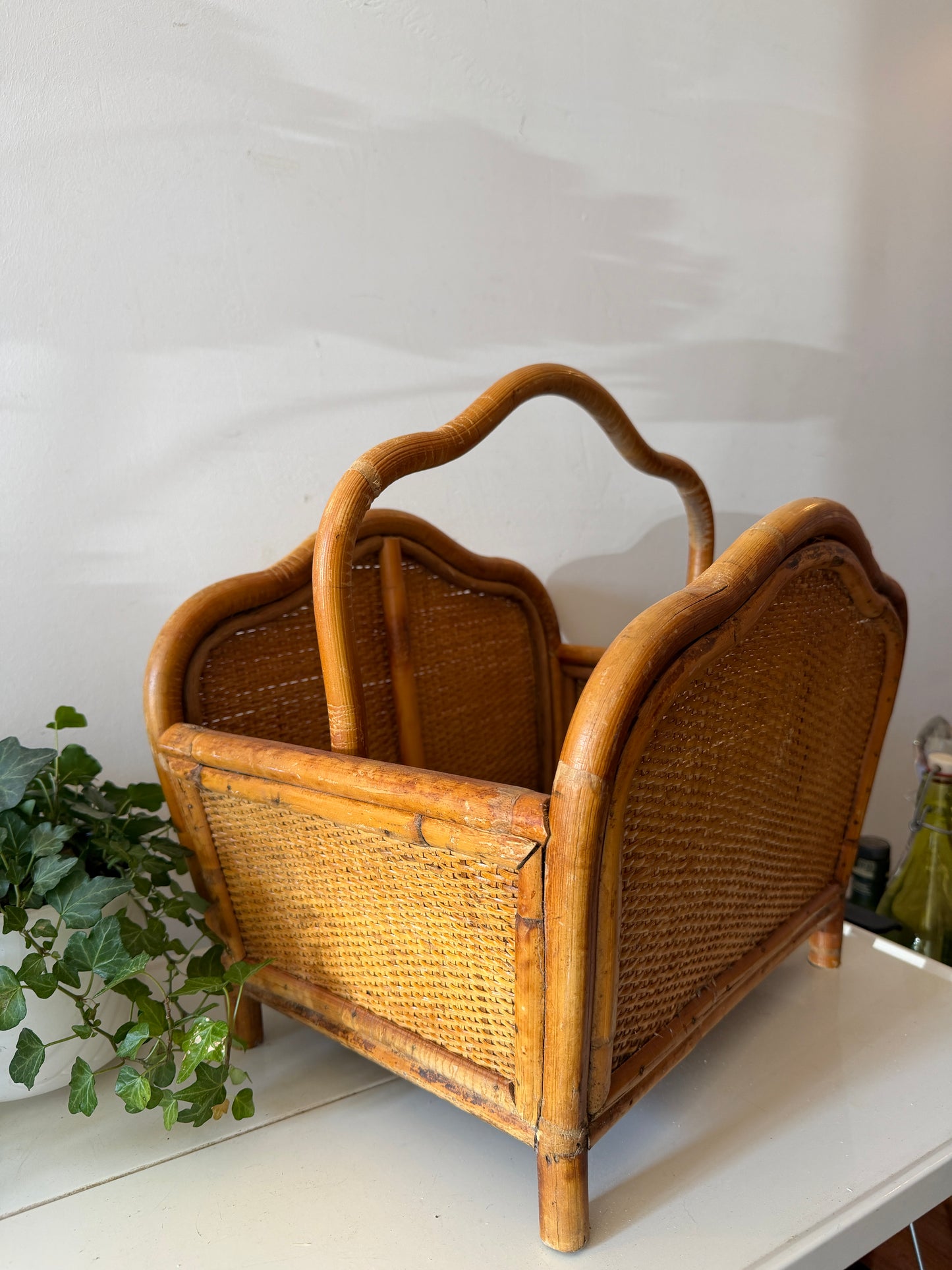 Rotan lectuurmand