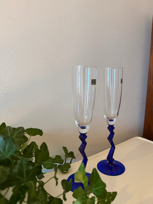 Schott Zwiesel champagne flutes Memphis Eclair
