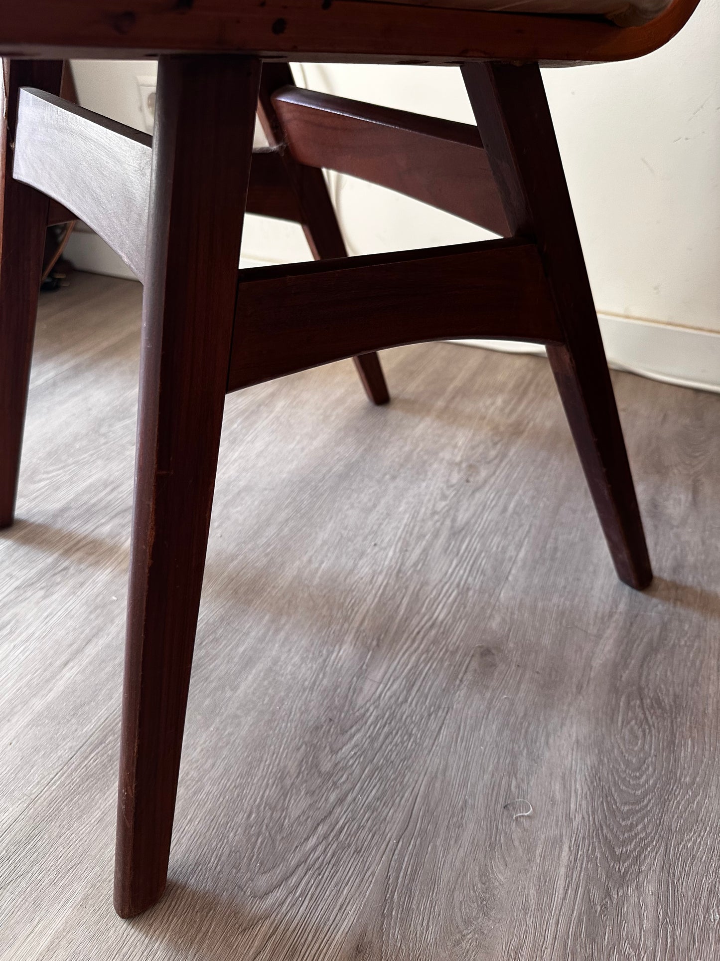 Vintage Jaren 60 stoel Scandinavisch design