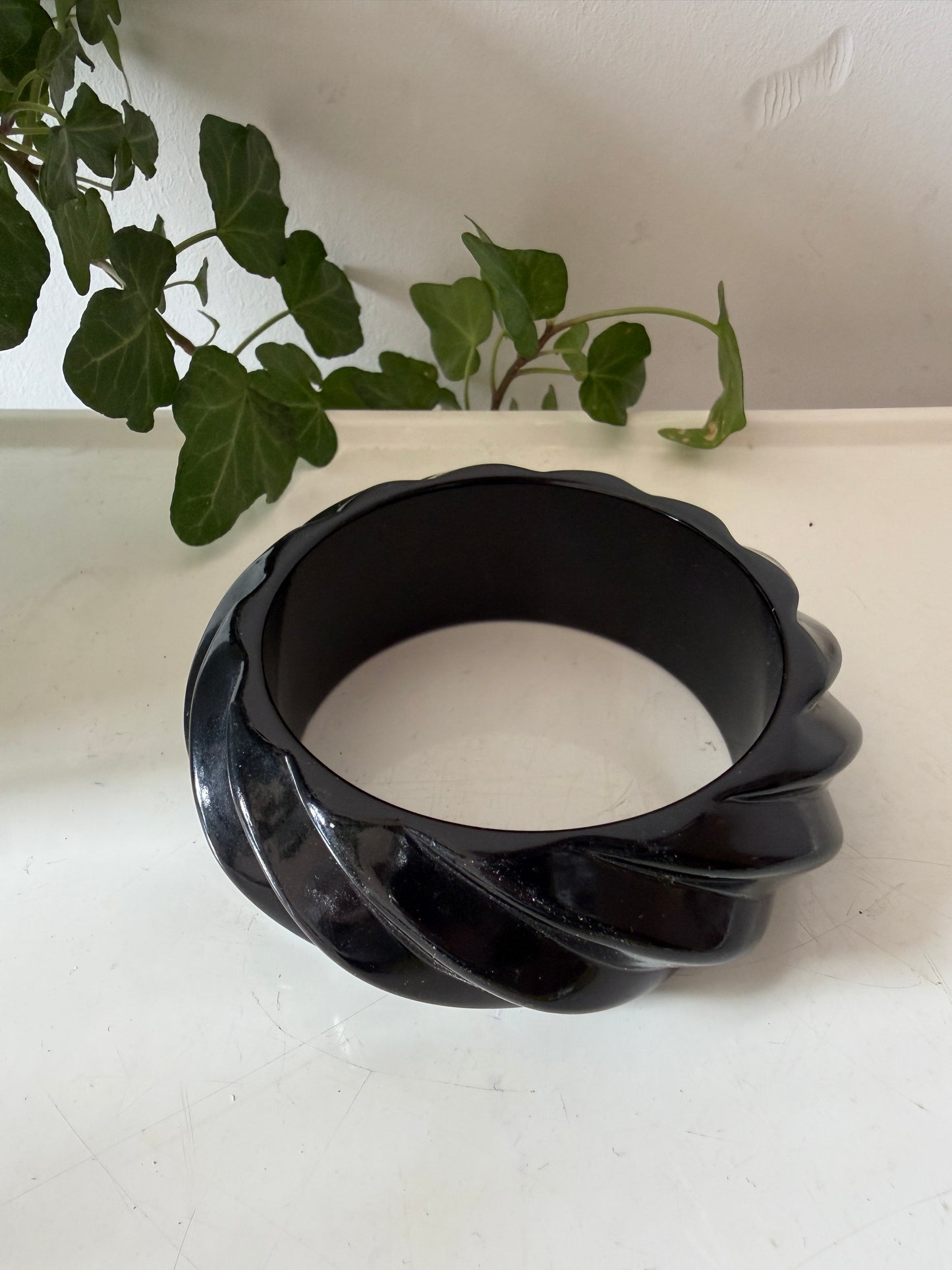 Chunky armband zwart