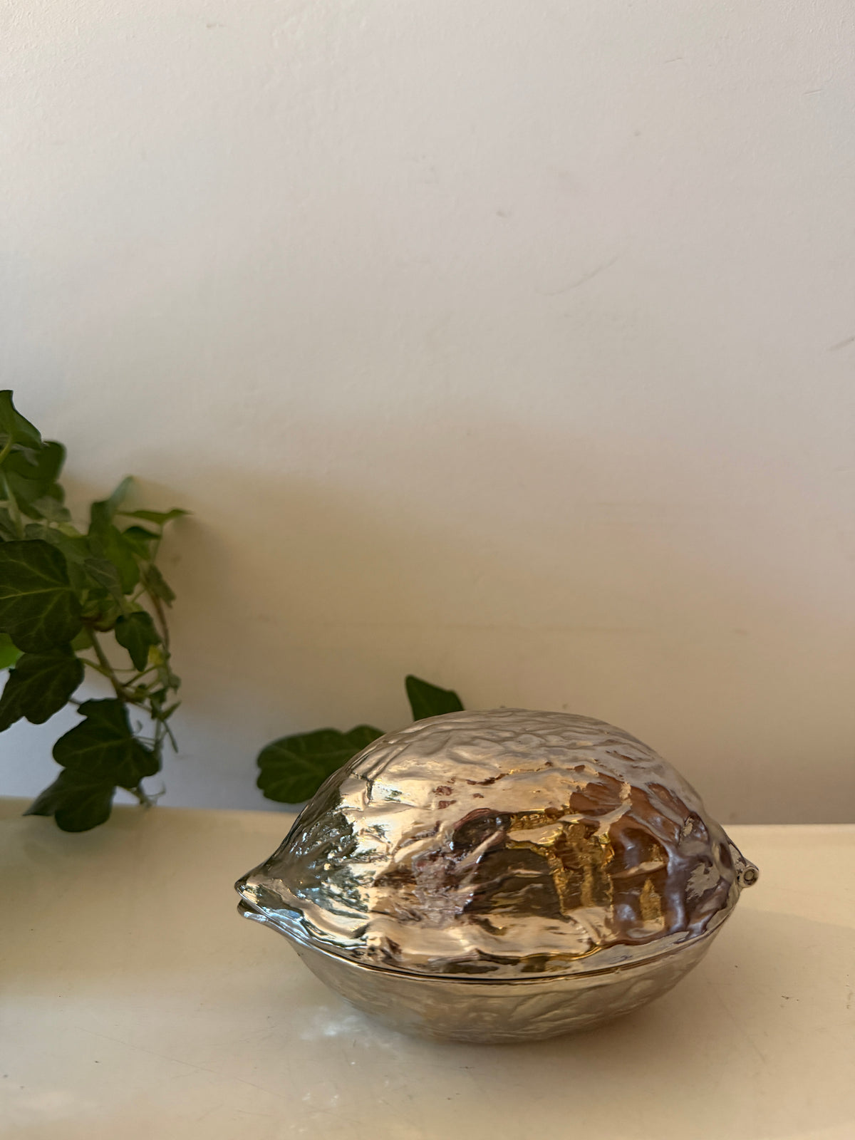 Zilverkleurige Notenkraker Mid Century