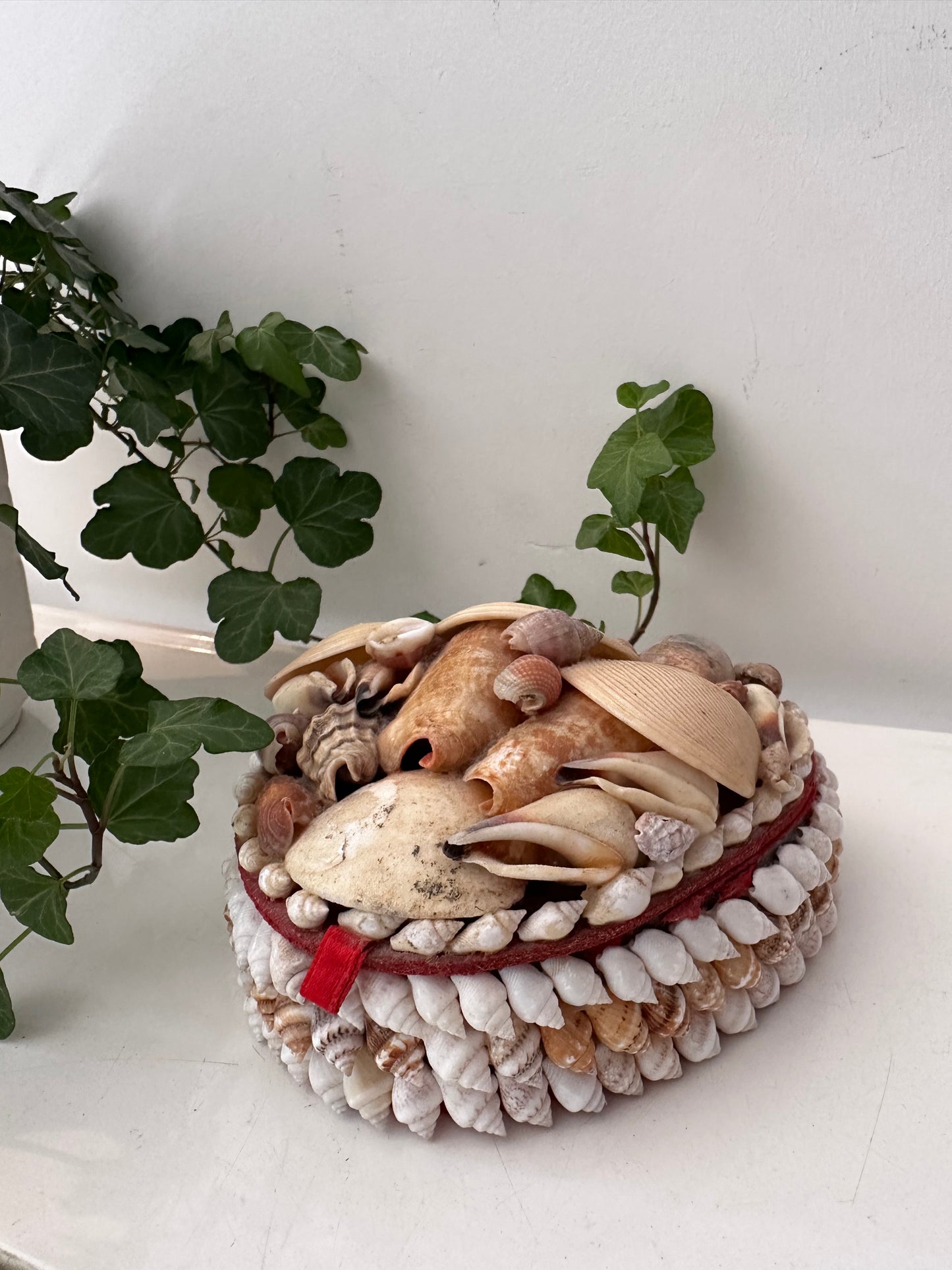 Sieradendoosje vintage met schelpjes