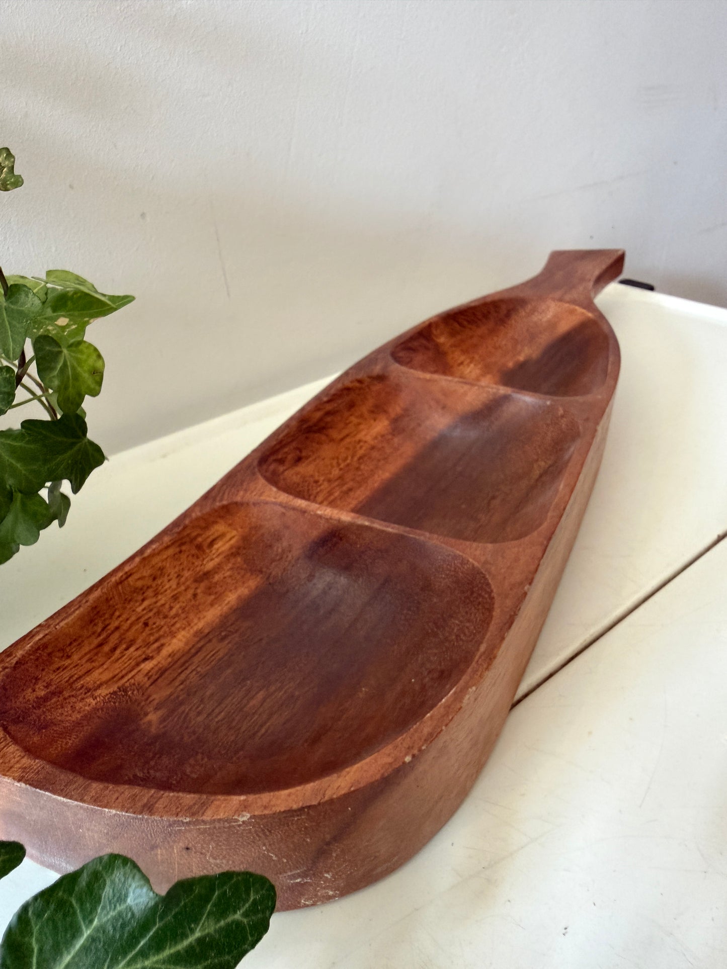 Teak houten Serveerschaal