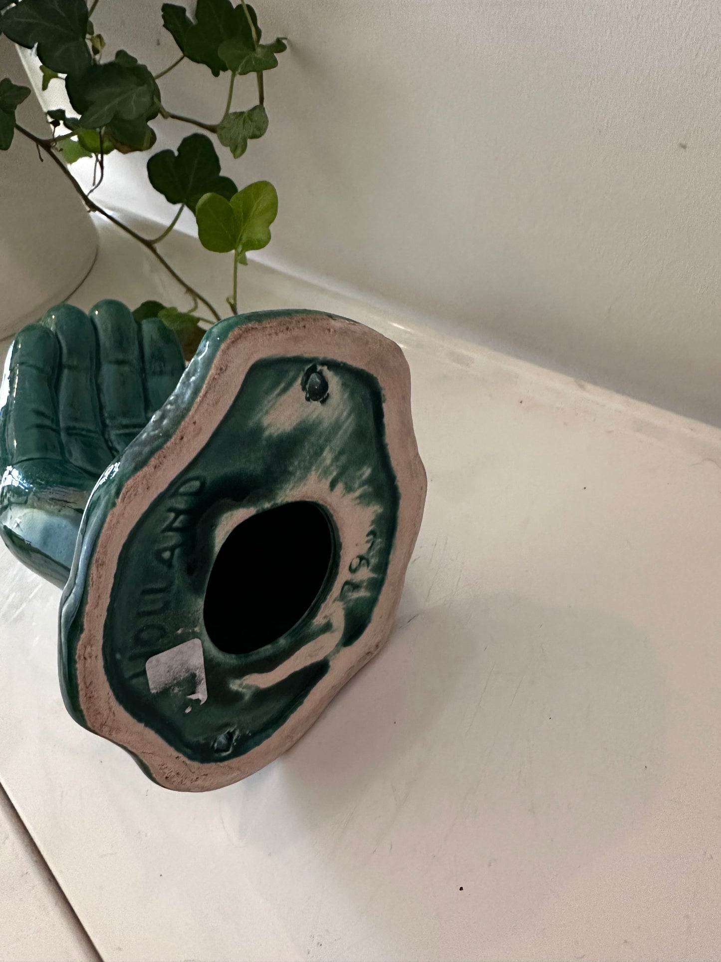 Keramieken vintage wandbakje