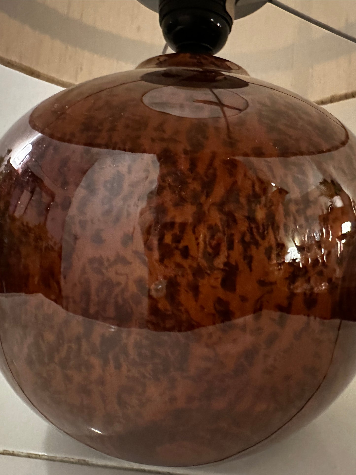 Onwijs gave jaren 70 tafellamp