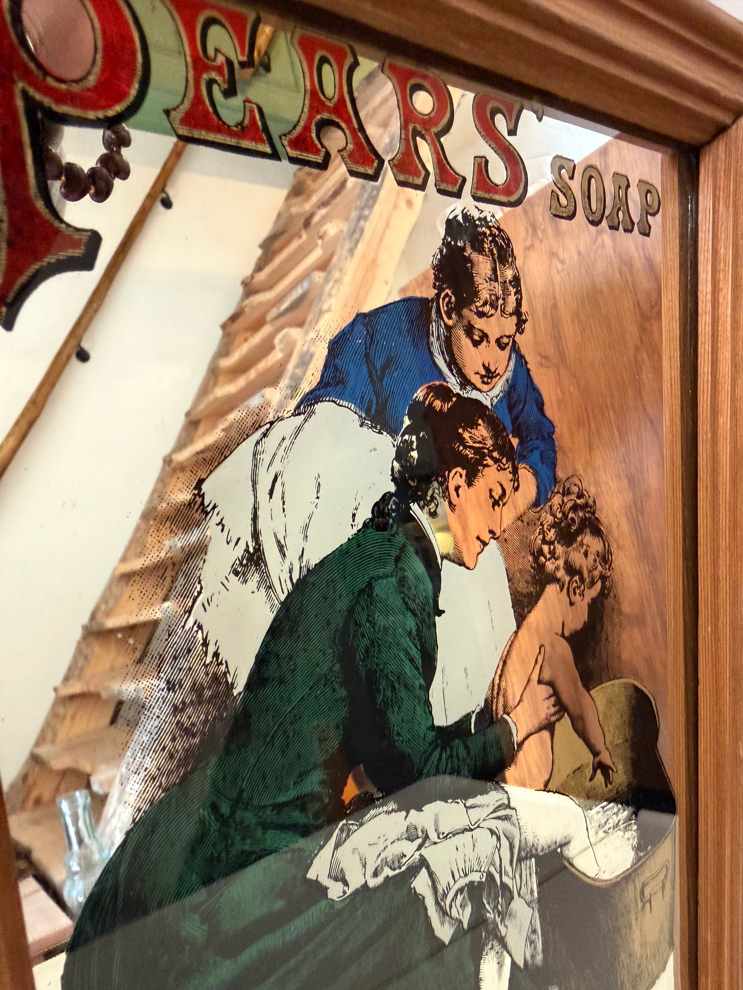 Pears’Soap reclame spiegel