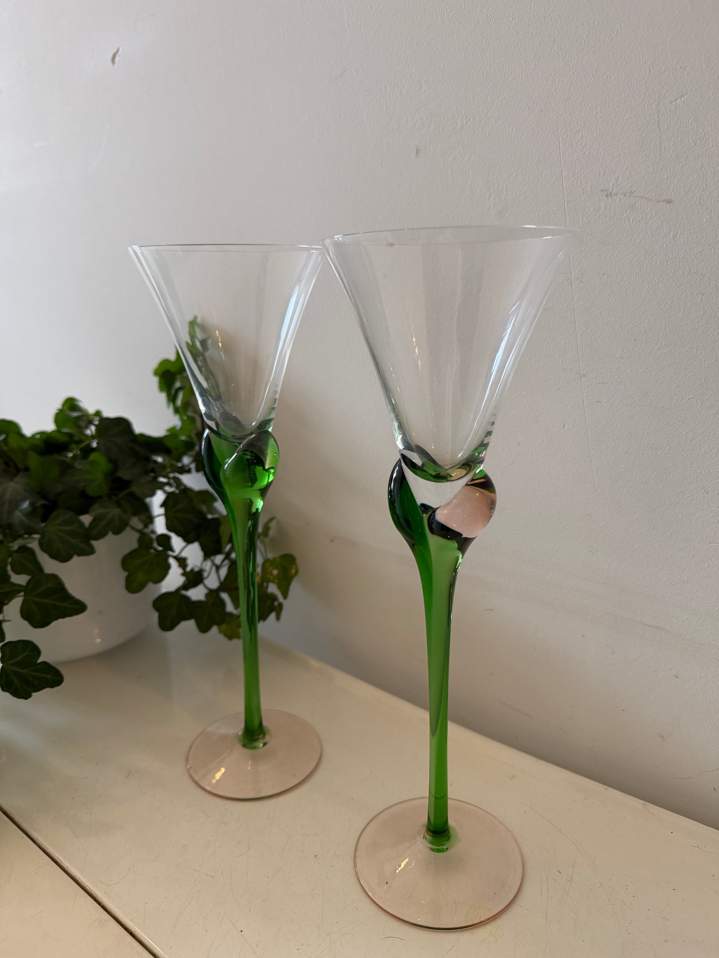 Boheems Kristal Tulip Champagne flutes