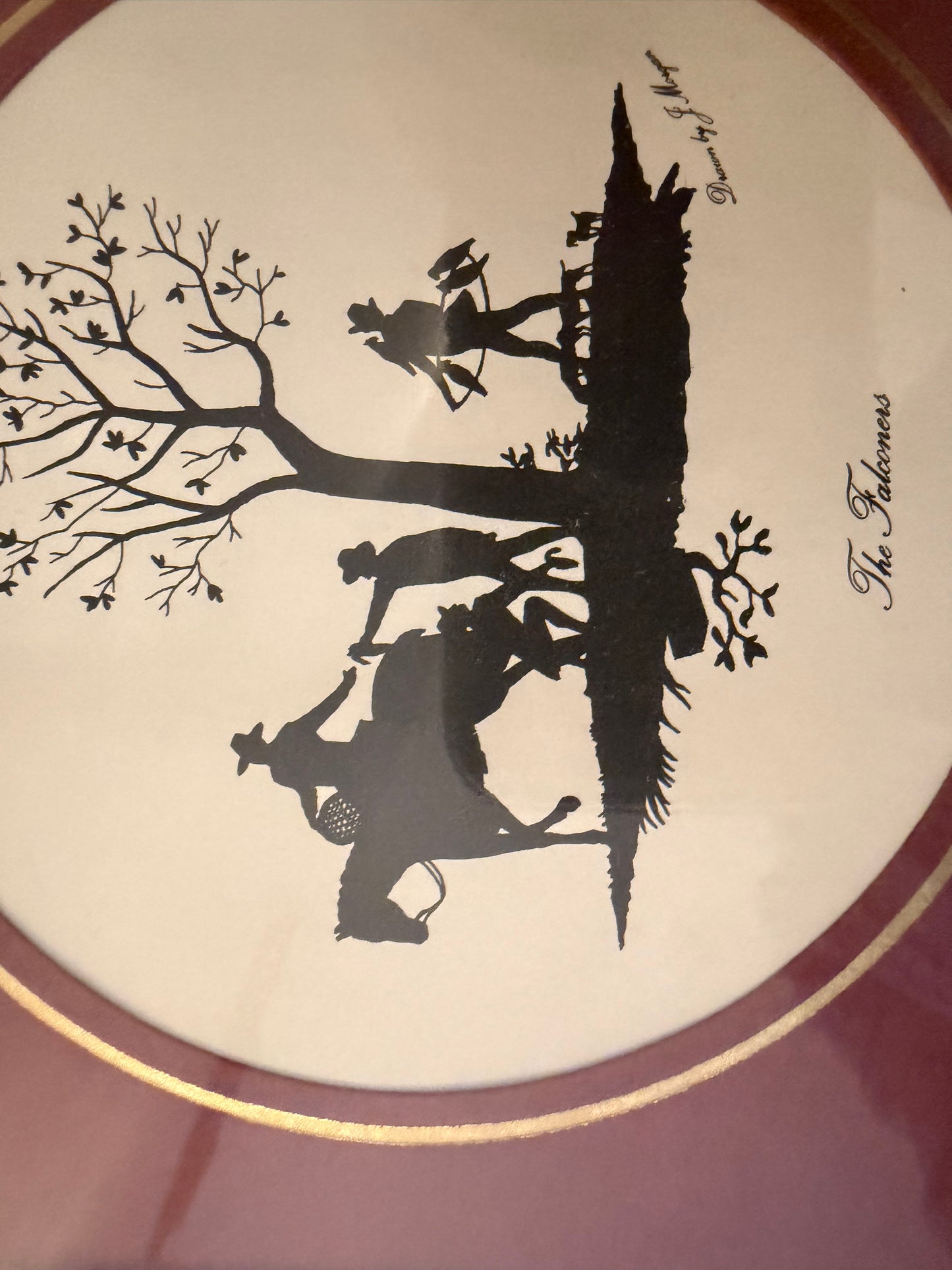Silhouet prent The Falconers