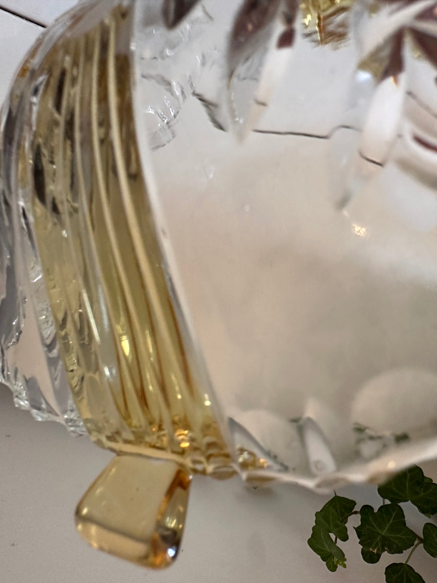 Art Deco glazen schaaltje