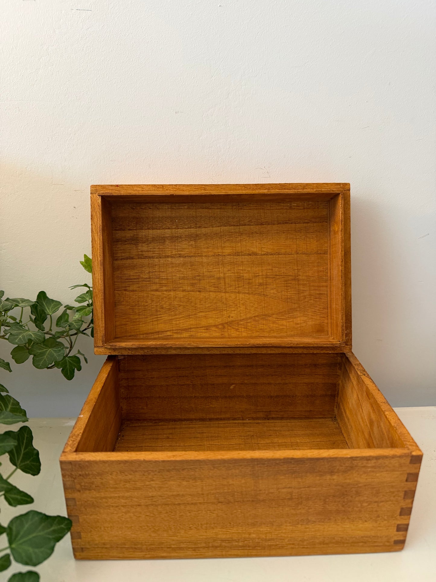 Houten bewaardoos