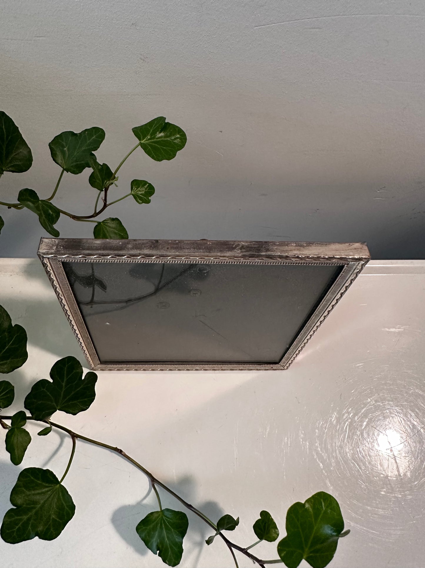 Fotolijstje zilverkleurig vintage