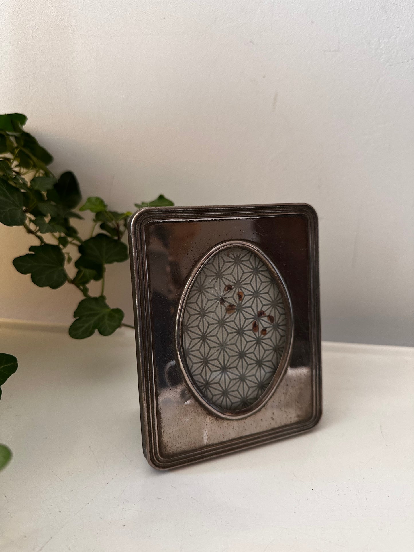 Zilverkleurig fotolijstje