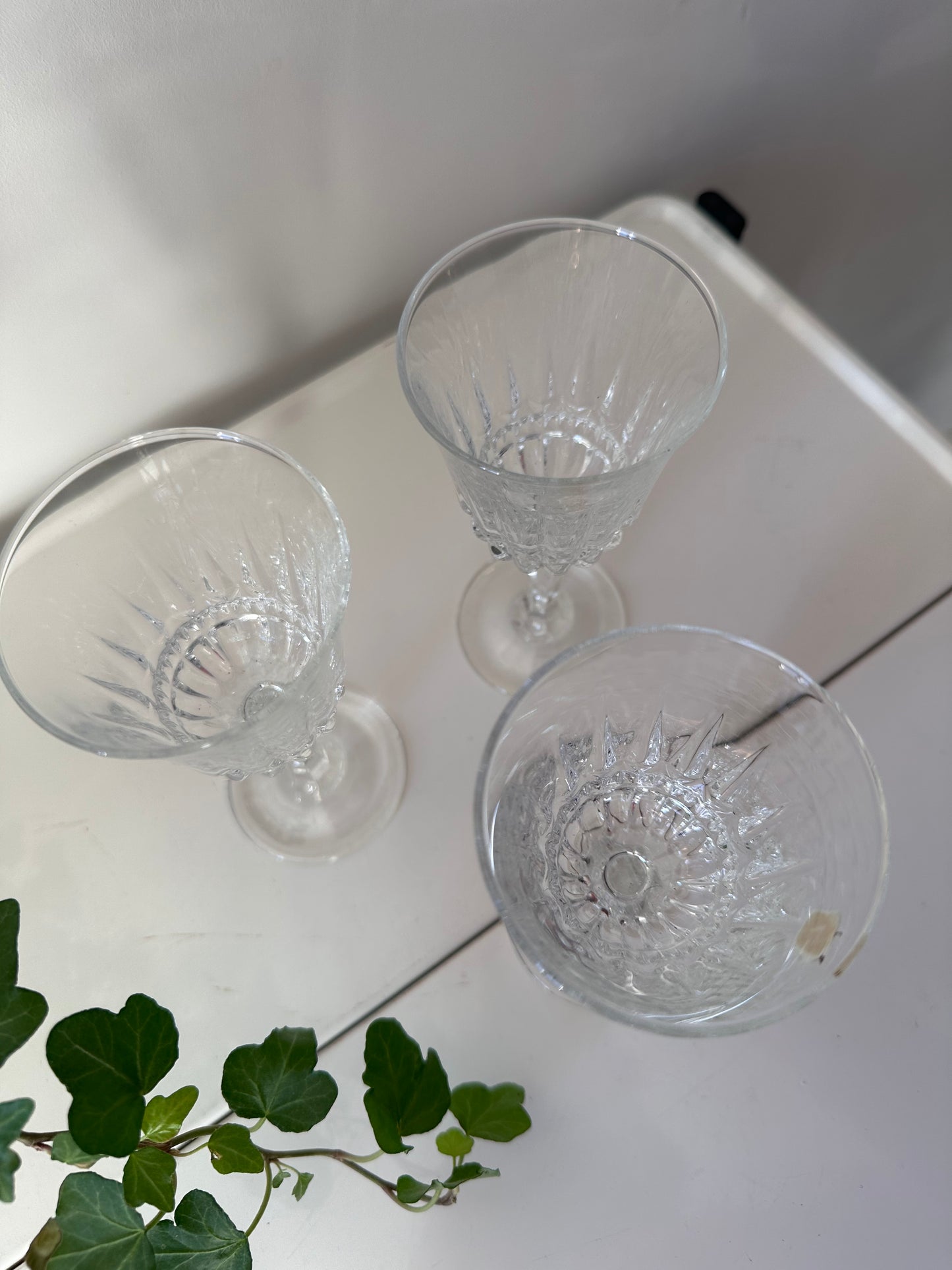 Cristal D’Argeus likeur glaasjes vintage