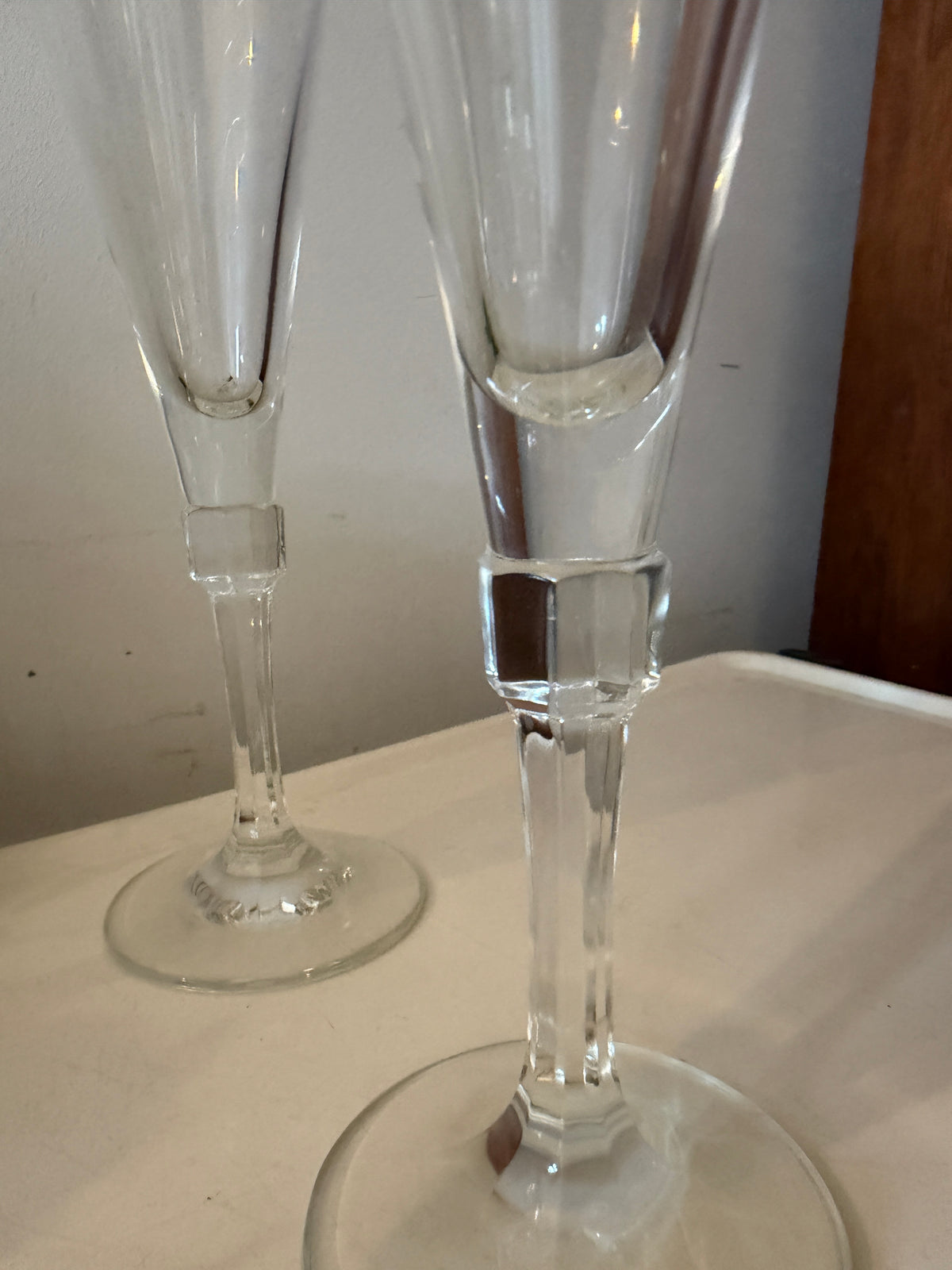 Art Deco Champagne flutes