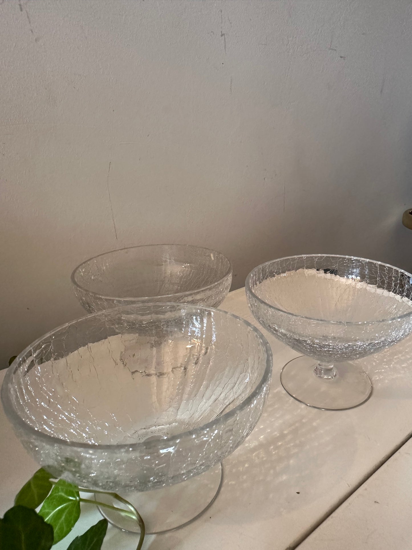 Set van 3 dessert schaaltjes