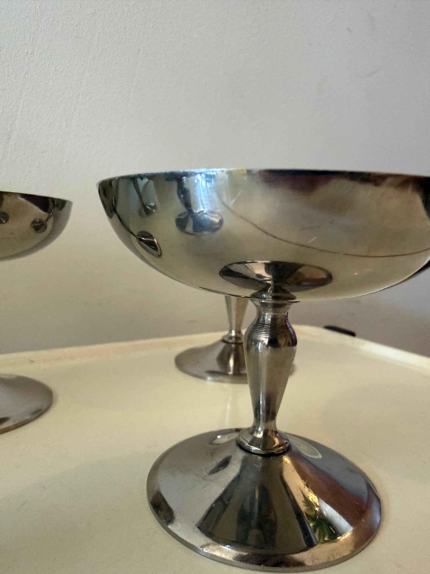 Set van 5 Chrome coupes vintage