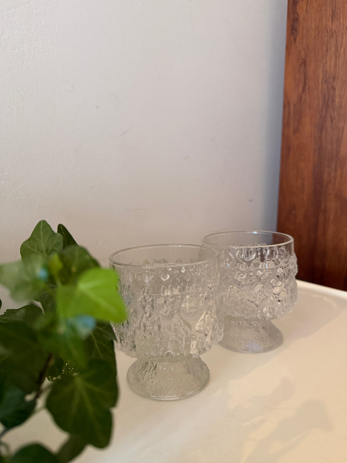 Walther Glass Ice Bark Coupe glazen