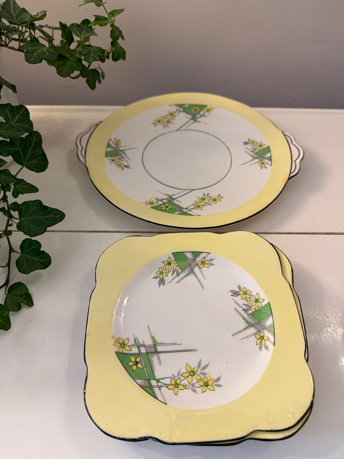 Art Deco gebaksset