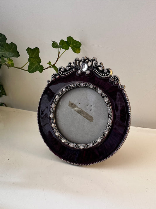 Vintage rond fotolijstje